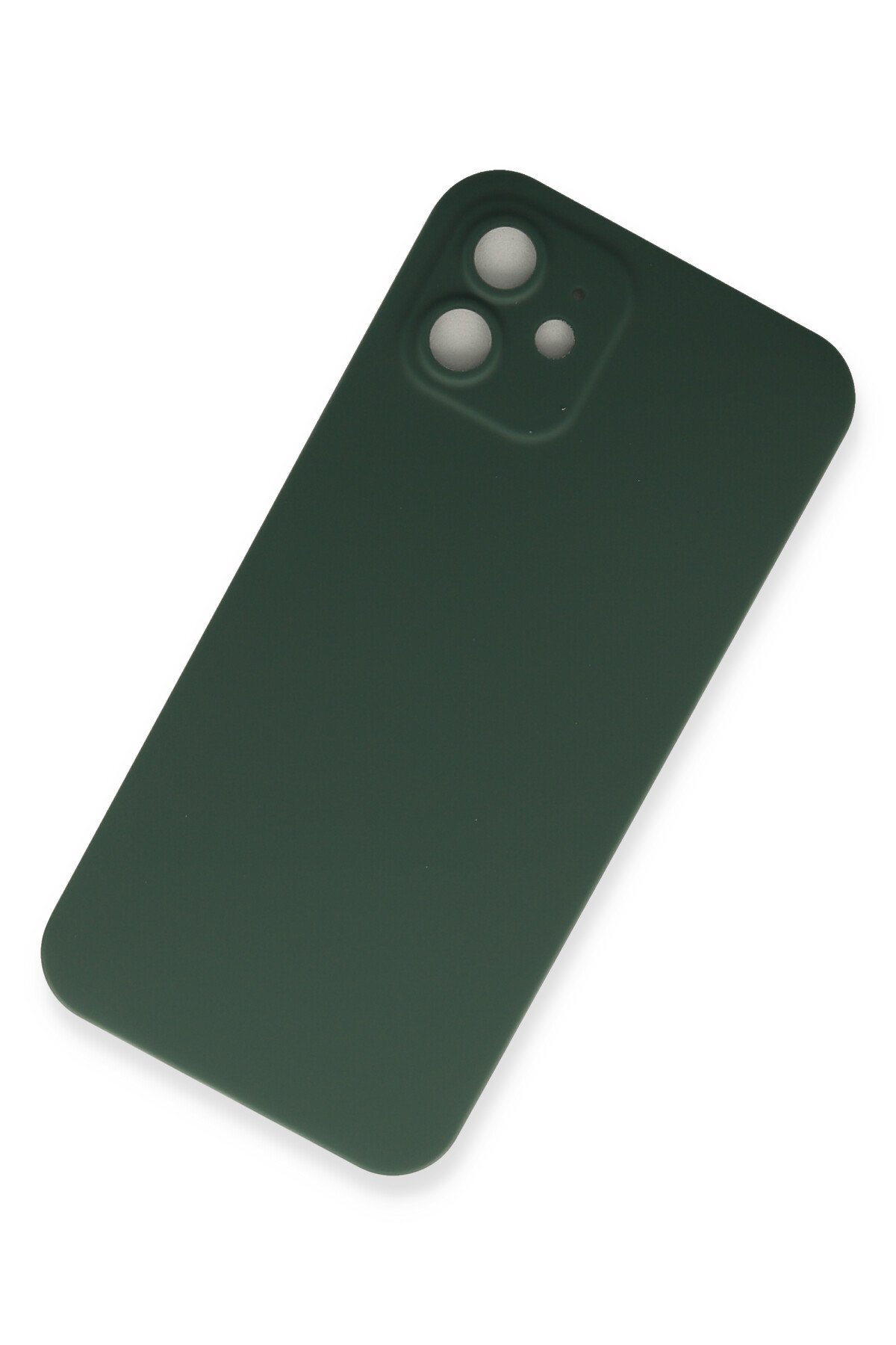 Newface iPhone 12 Kılıf Platin Simli Silikon - Siyah