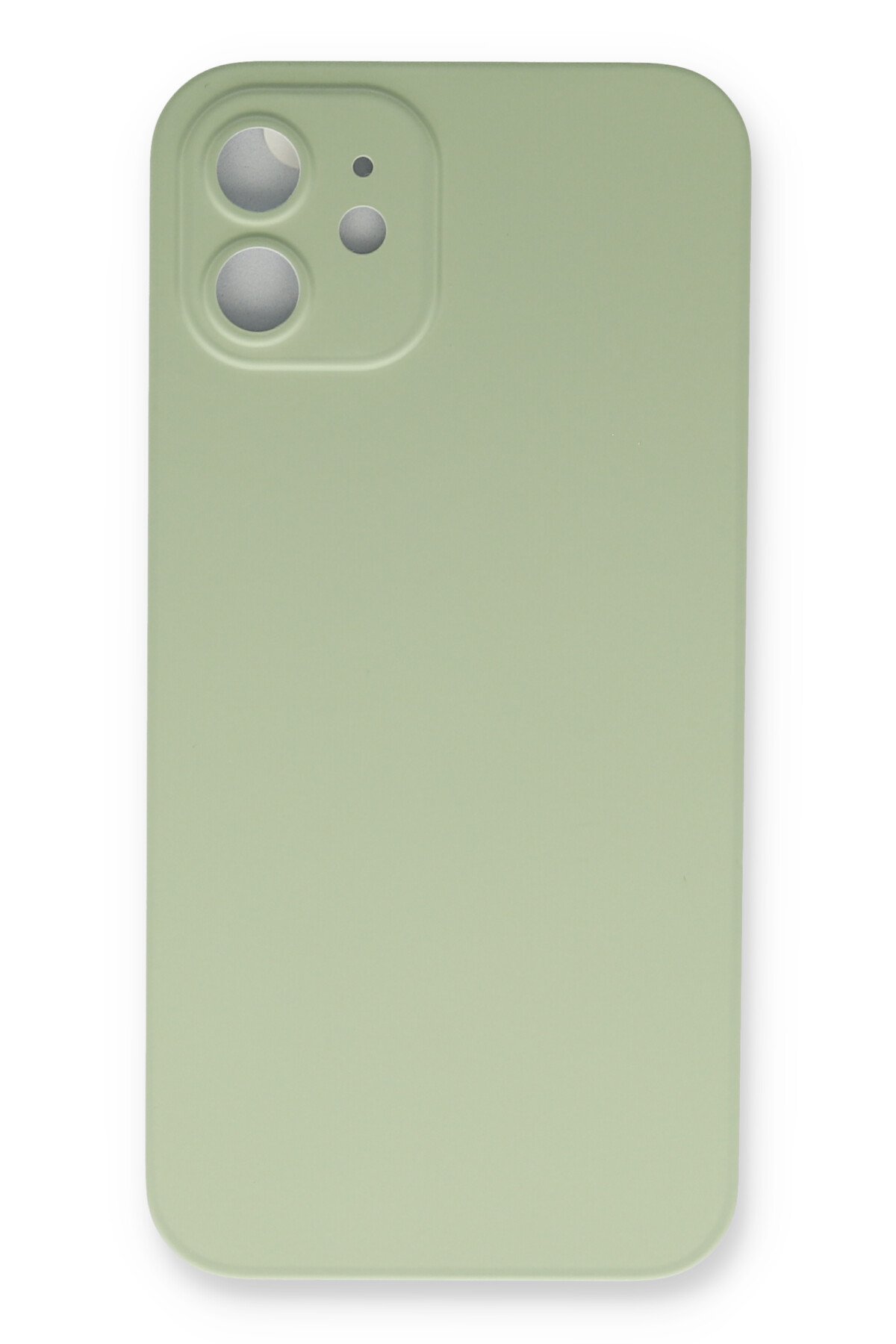 Newface iPhone 12 Kılıf Liva Silikon - Beyaz