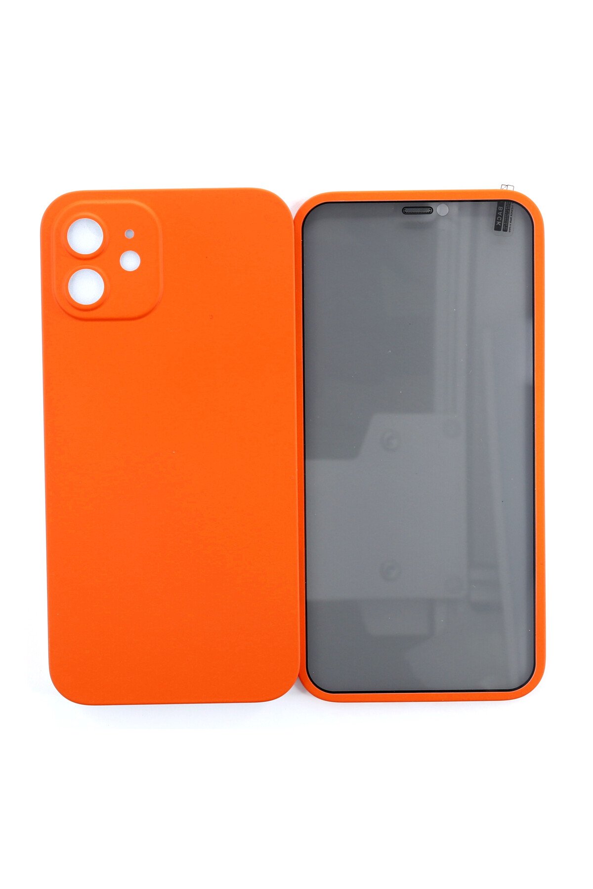 Newface iPhone 12 Kılıf Razer Lensli Silikon - Mor