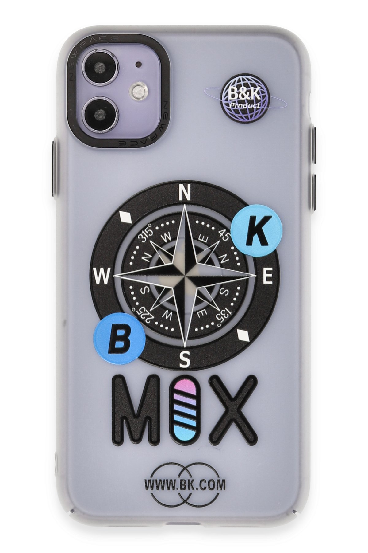 Newface iPhone 12 Raze Metal Kamera Lens - Mavi
