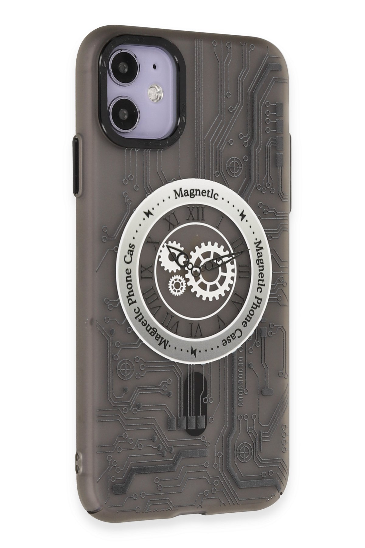 Newface iPhone 12 Kılıf Color Lens Silikon - Gri