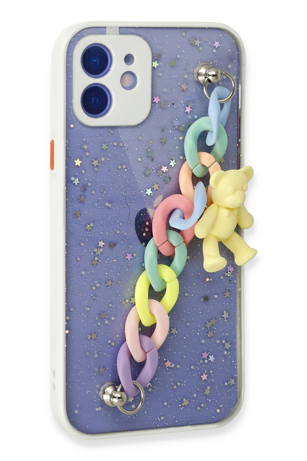 Newface iPhone 12 Kılıf Zegna Yüzüklü Silikon Kapak - Siyah