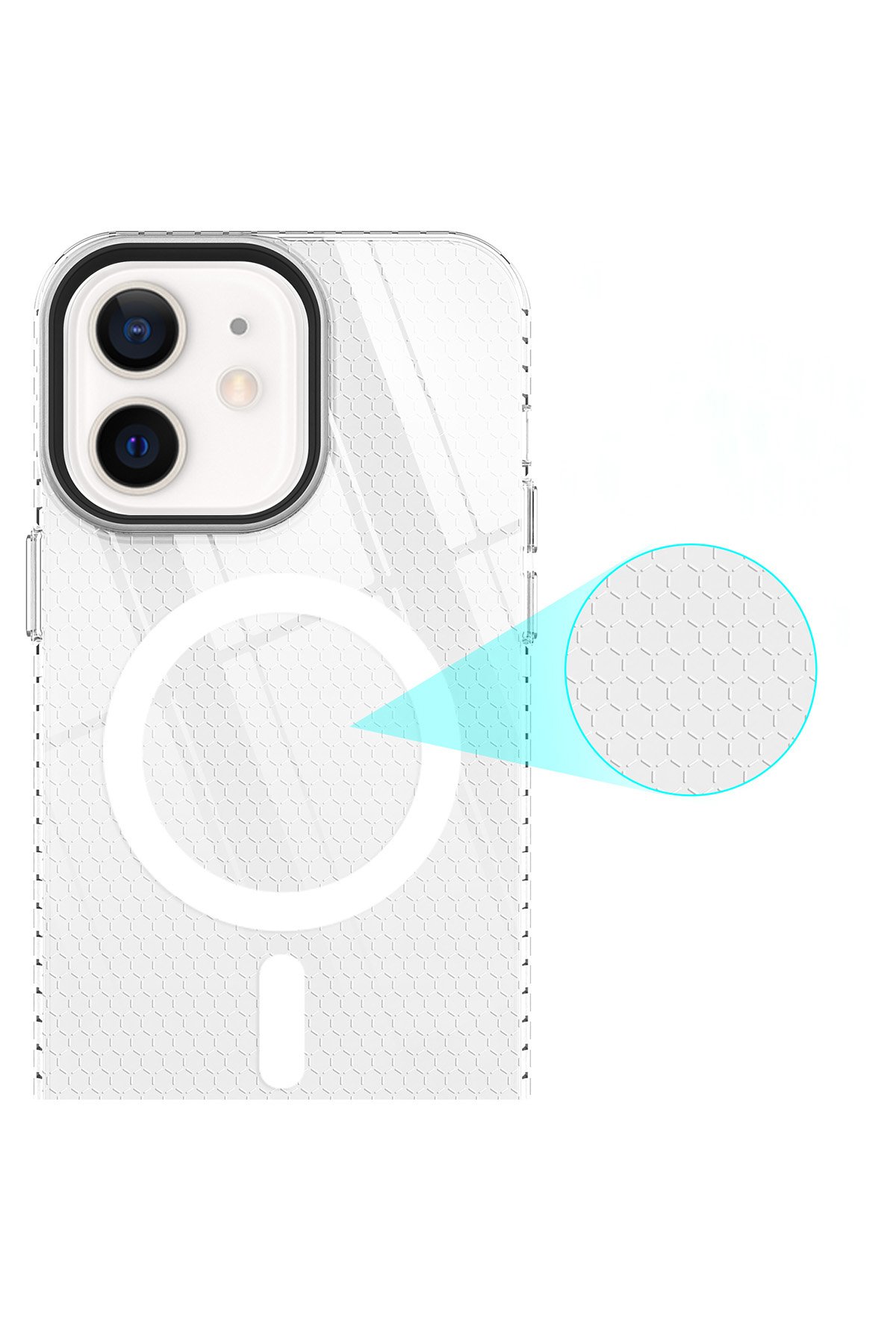 Newface iPhone 12 Kılıf Coco Elit Kapak - Mavi