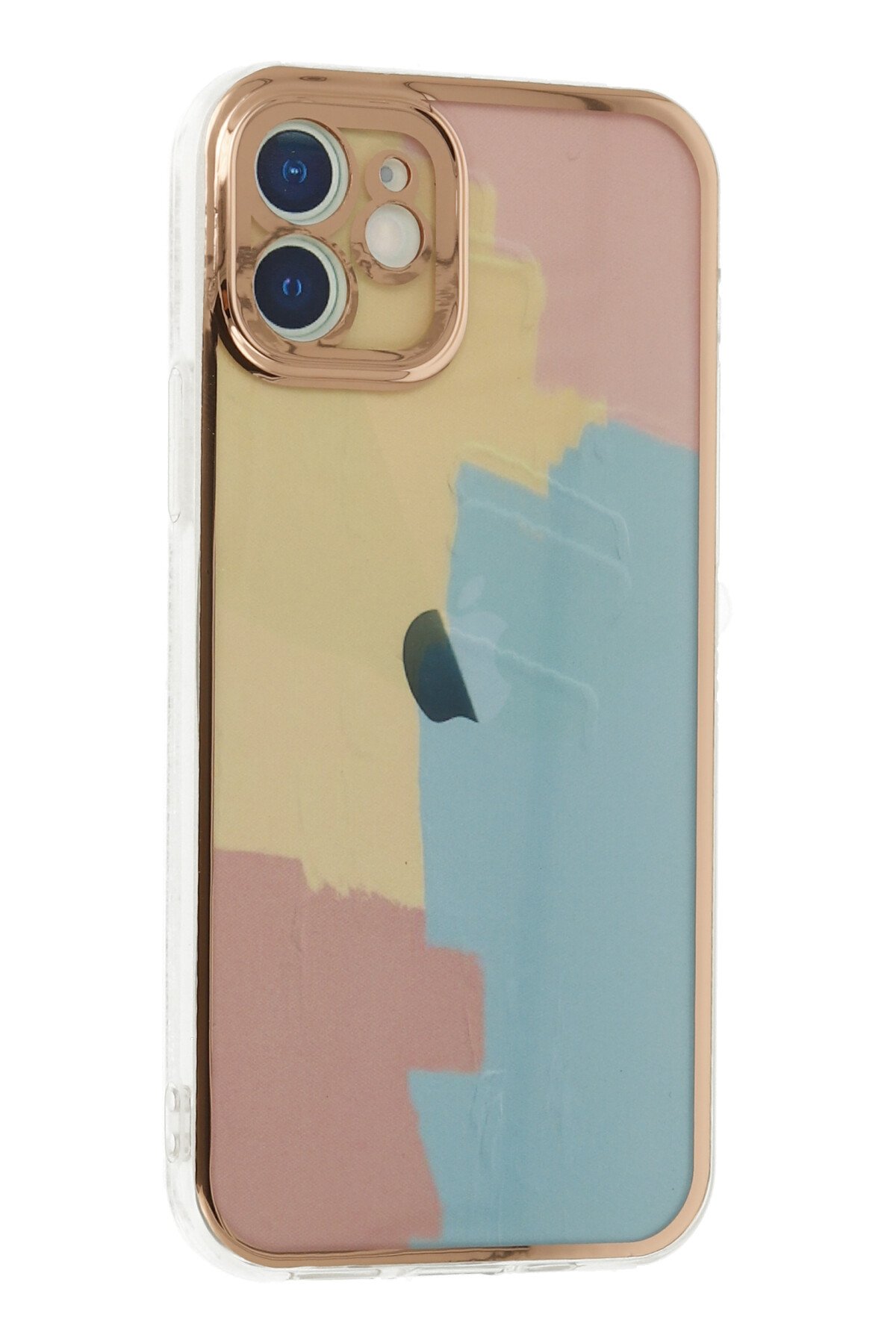 Newface iPhone 12 Kılıf Color Lens Silikon - Yeşil