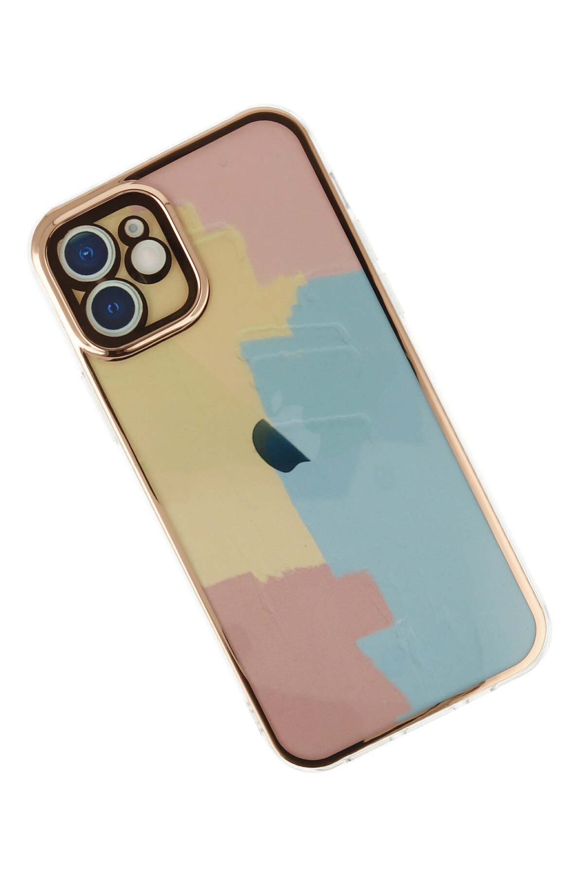 Newface iPhone 12 Kılıf Color Lens Silikon - Yeşil