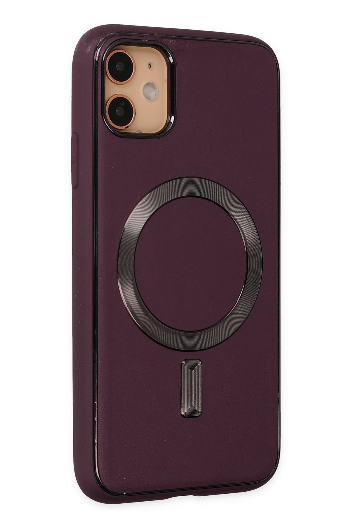 Newface iPhone 12 Kılıf Nano içi Kadife Silikon - Koyu Yeşil