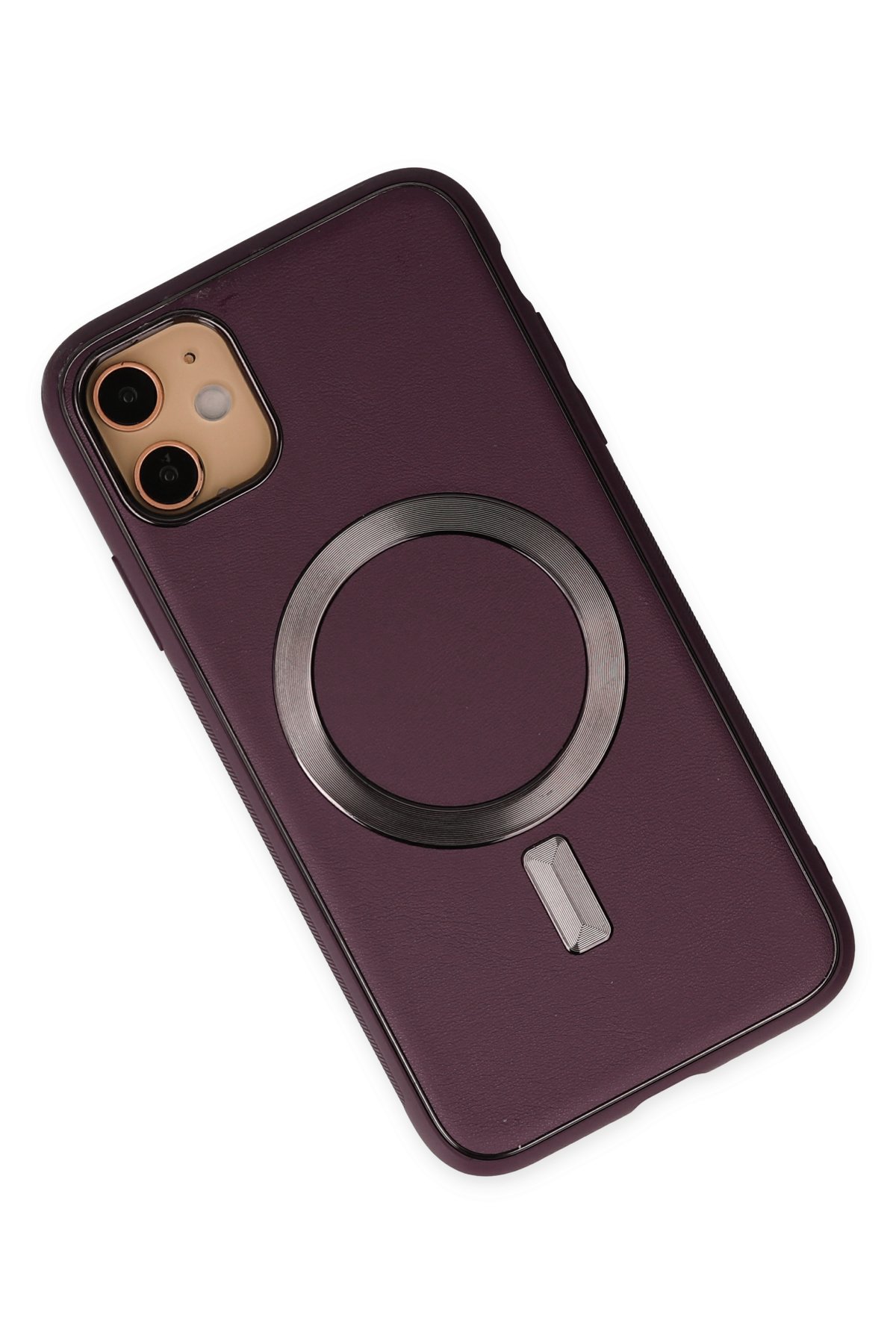 Newface iPhone 12 Kılıf Nano içi Kadife Silikon - Koyu Yeşil