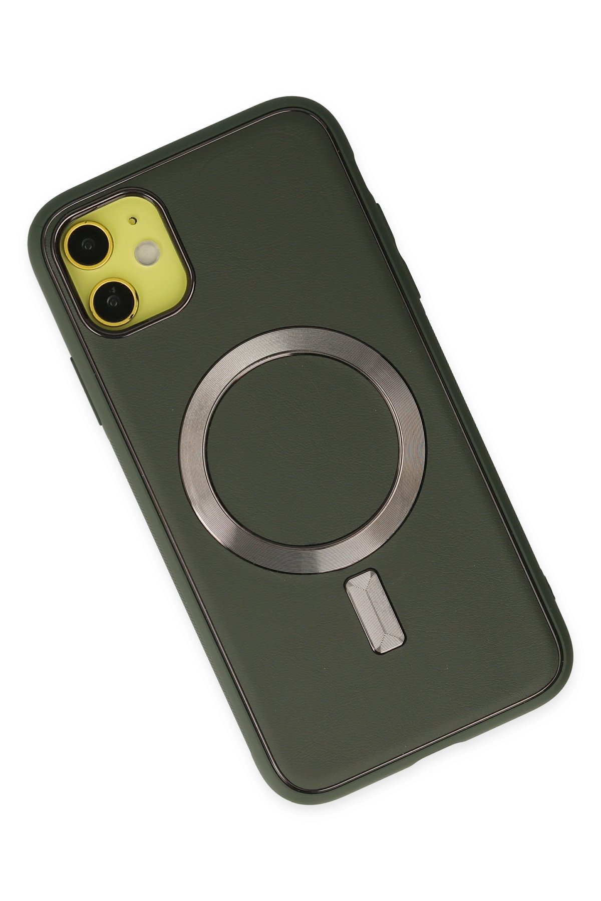 Newface iPhone 12 Kılıf Jack Magneticsafe Lens Silikon - Mürdüm
