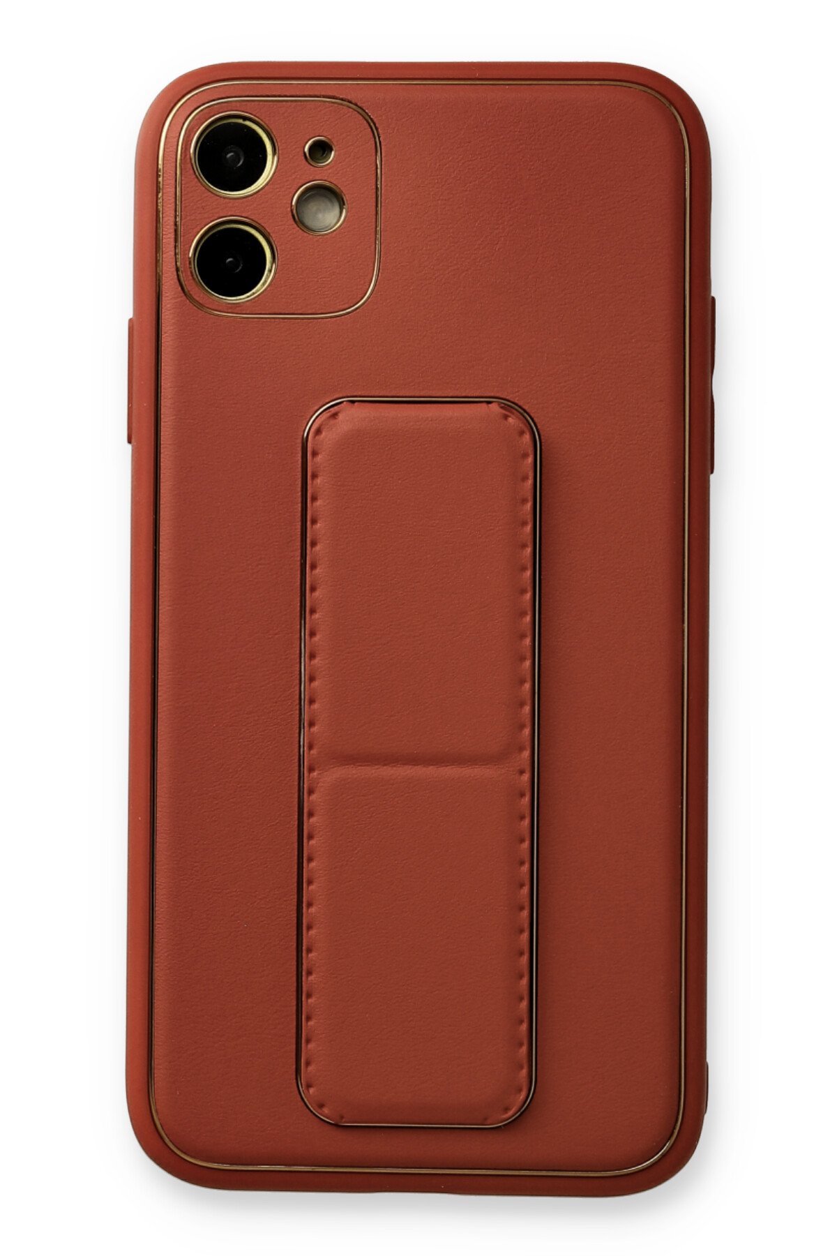 Newface iPhone 12 Kılıf Dora Kapak - Pudra