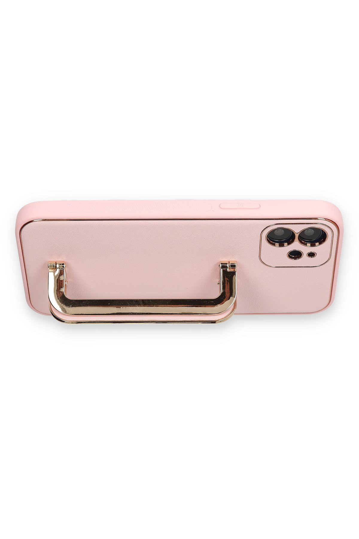 Newface iPhone 12 Kılıf Dora Kapak - Pudra