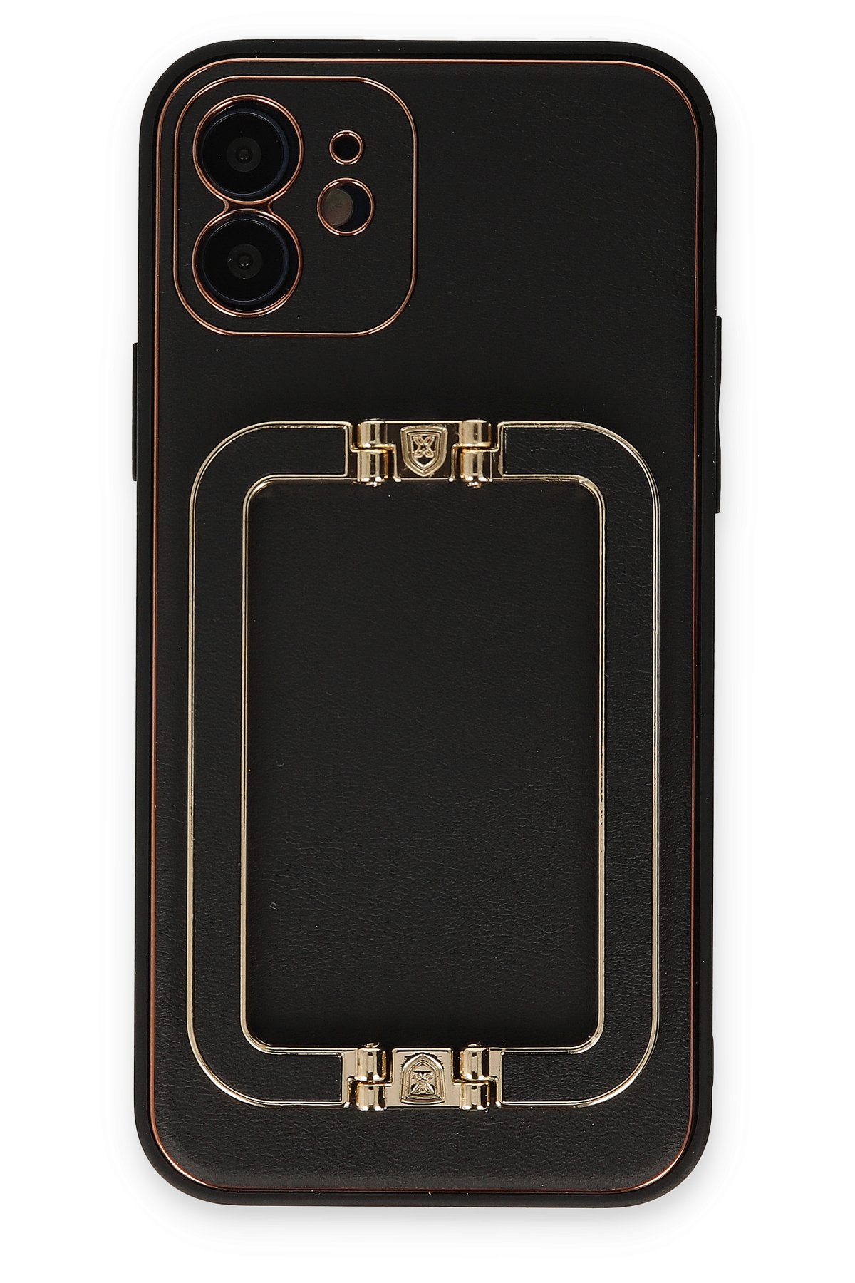 Newface iPhone 12 Kılıf Karbon PP Silikon - Mavi