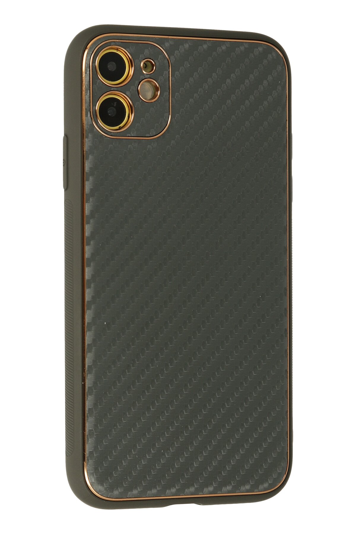 Newface iPhone 12 Kılıf Coco Elit Kapak - Gold