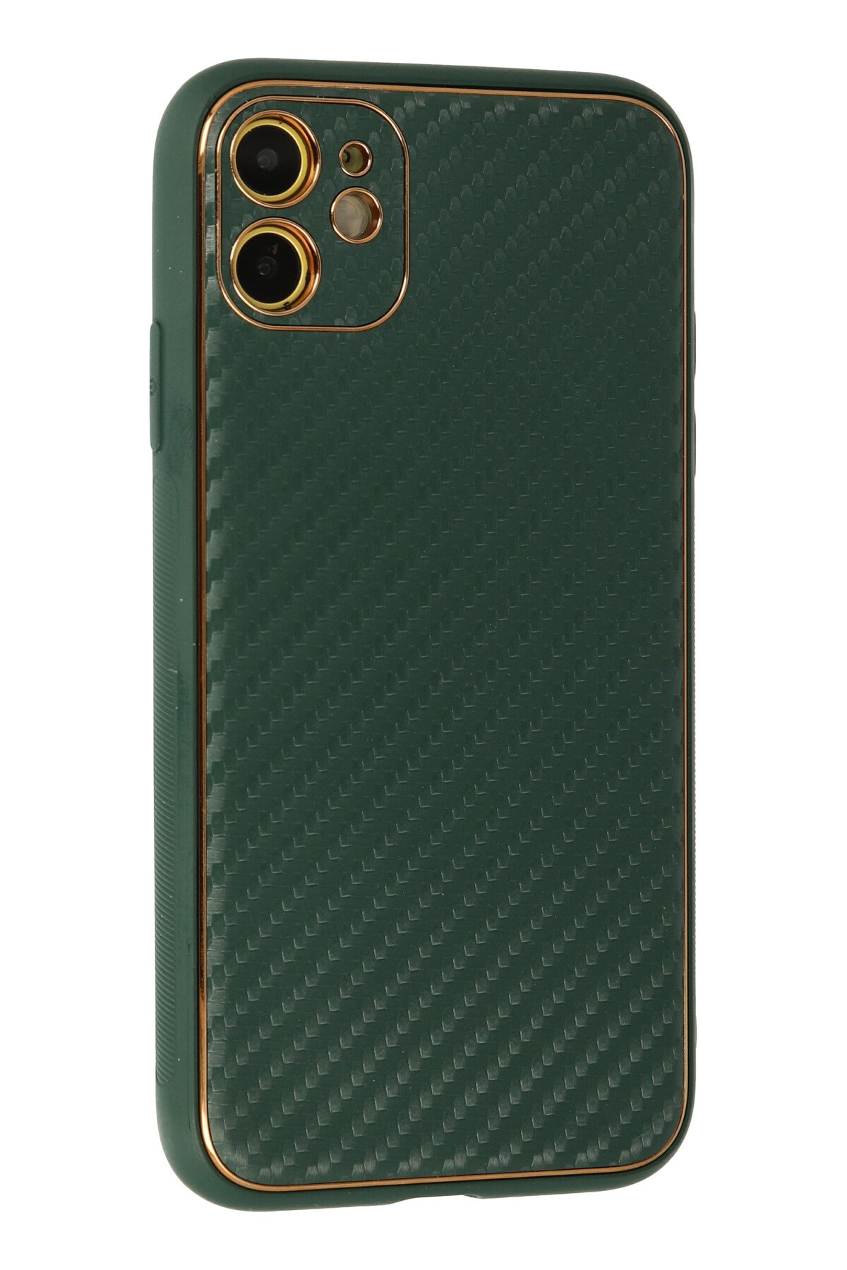 Newface iPhone 12 Kılıf Divo Lazer Askılı Magsafe Kapak - Koyu Yeşil