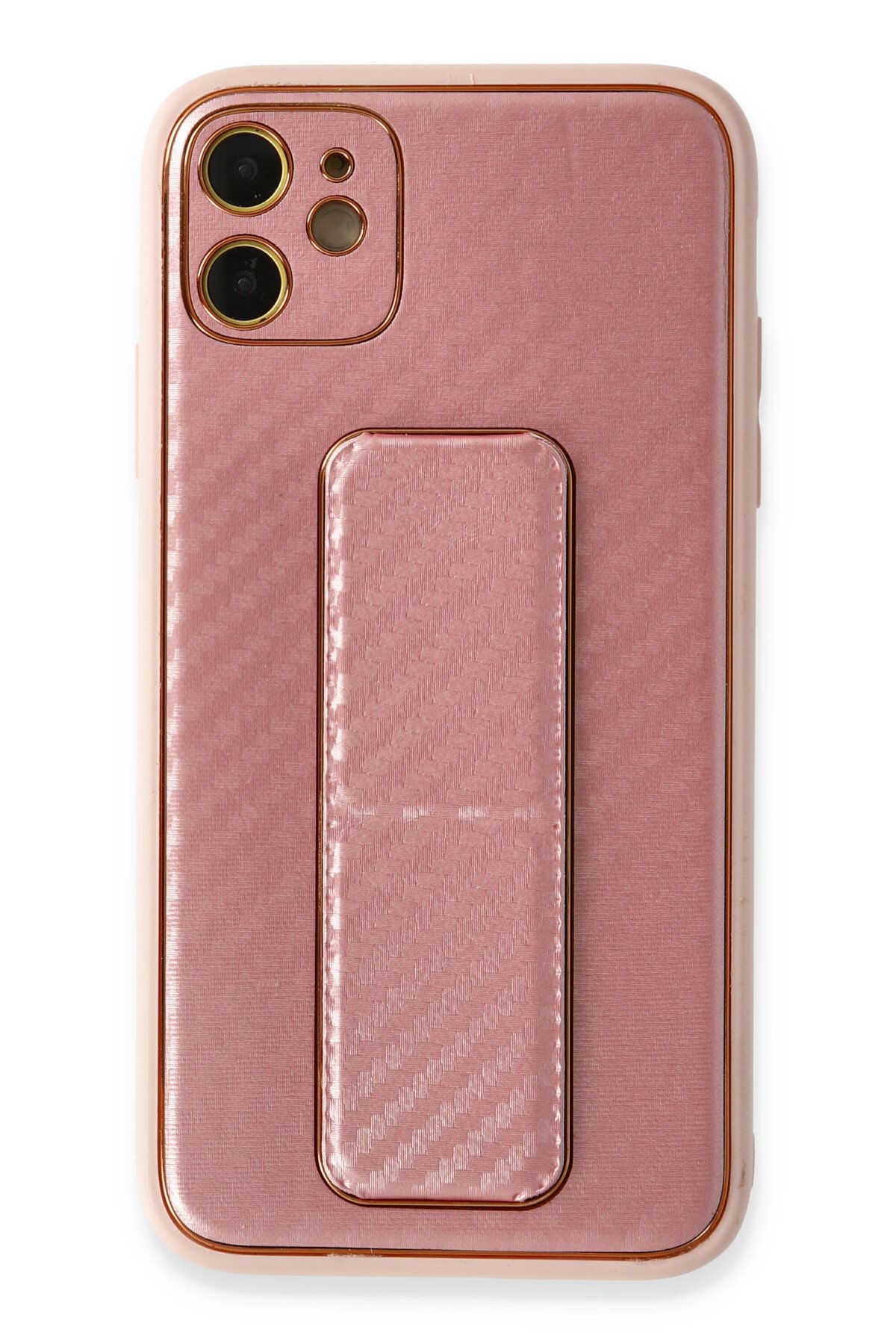 Newface iPhone 12 Kılıf Boyi Magsafe Silikon Kapak - Kahverengi