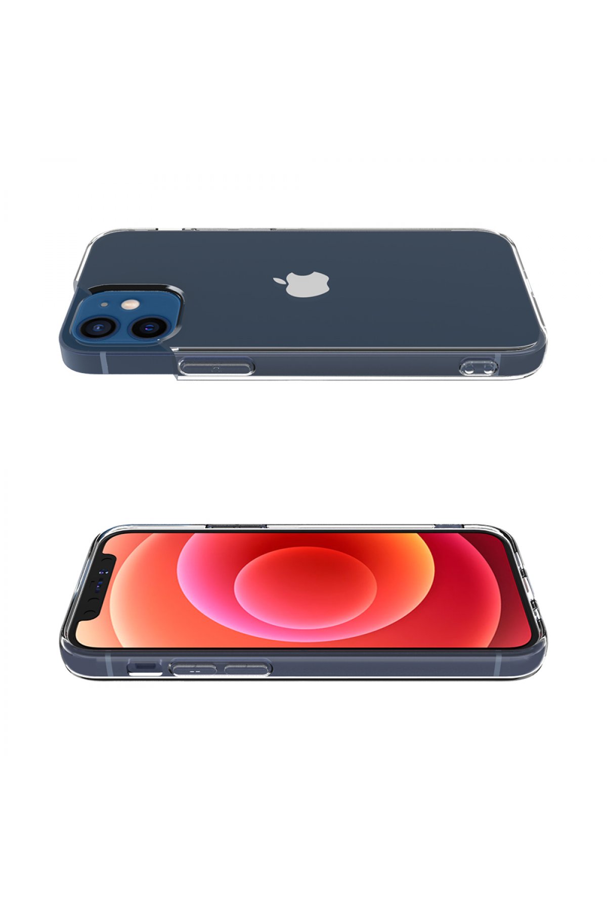 Newface iPhone 12 Kılıf Element Silikon - Pembe