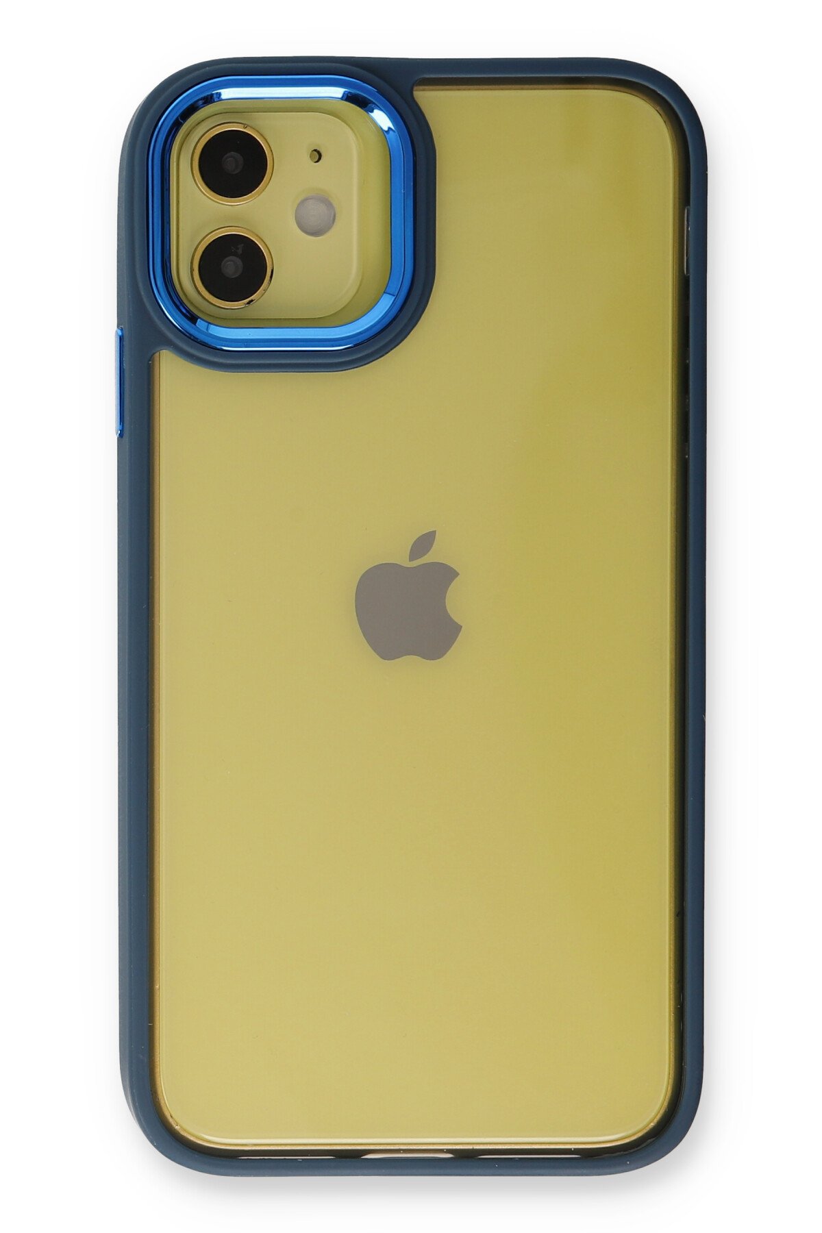 Newface iPhone 12 Kılıf Nano içi Kadife Silikon - Pudra