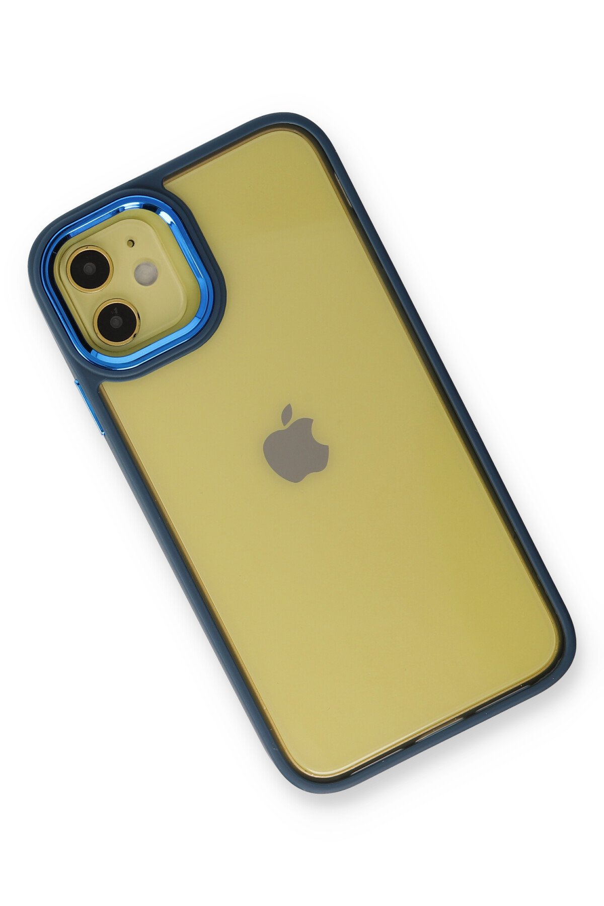 Newface iPhone 12 Kılıf Nano içi Kadife Silikon - Pudra
