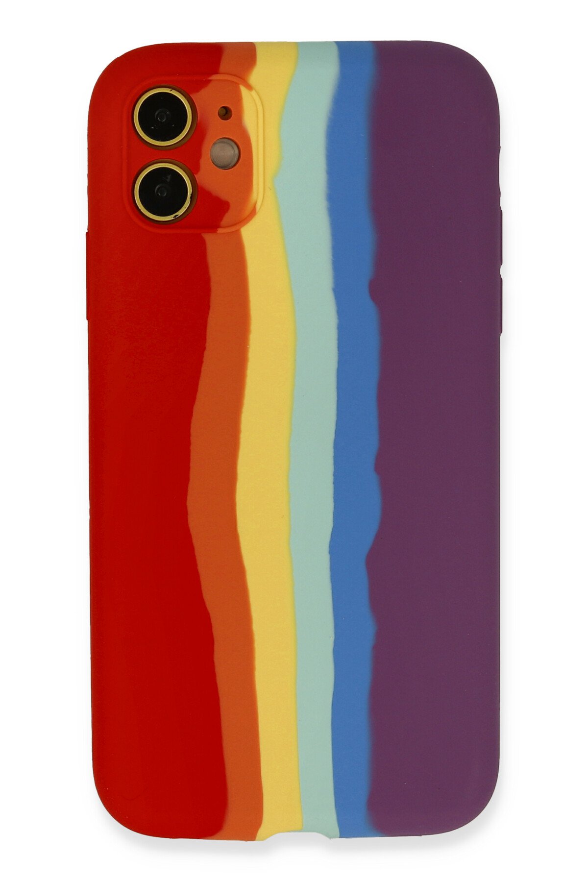Newface iPhone 12 Kılıf Zegna Yüzüklü Silikon Kapak - Siyah