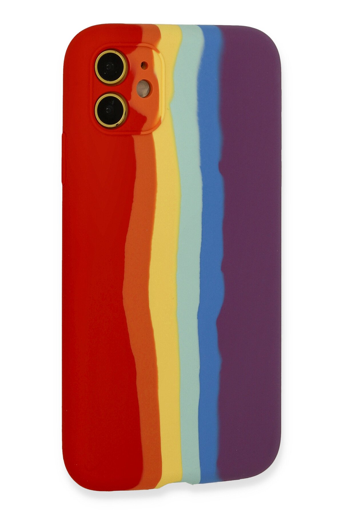Newface iPhone 12 Kılıf Zegna Yüzüklü Silikon Kapak - Siyah
