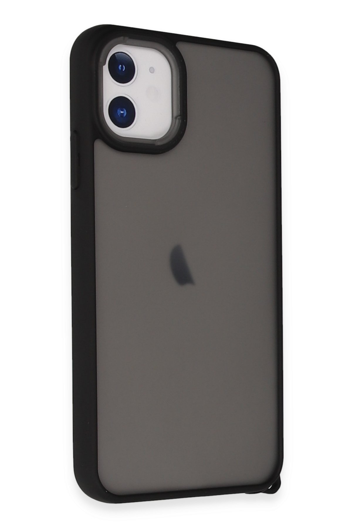 Newface iPhone 12 Kılıf Boyi Magsafe Silikon Kapak - Siyah