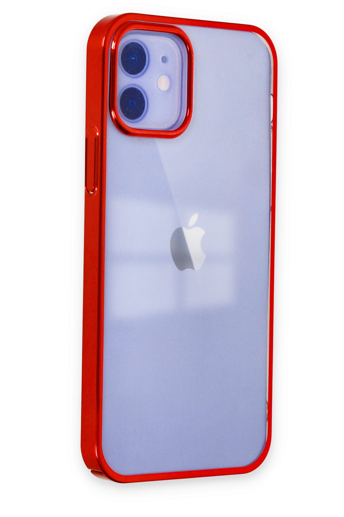 Newface iPhone 12 Kılıf Lansman Glass Kapak - Pembe