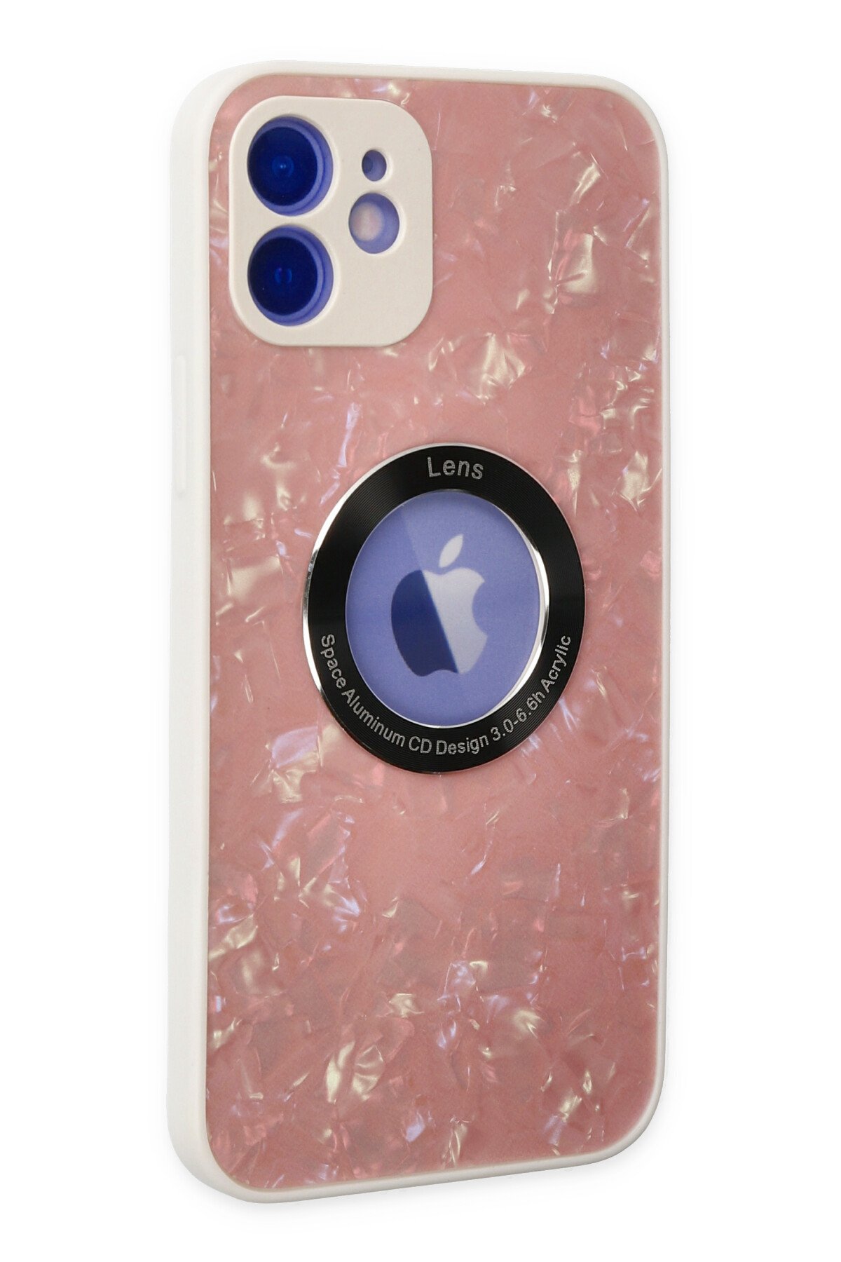 Newface iPhone 12 Neon Fosforlu Kamera Lens - Sarı