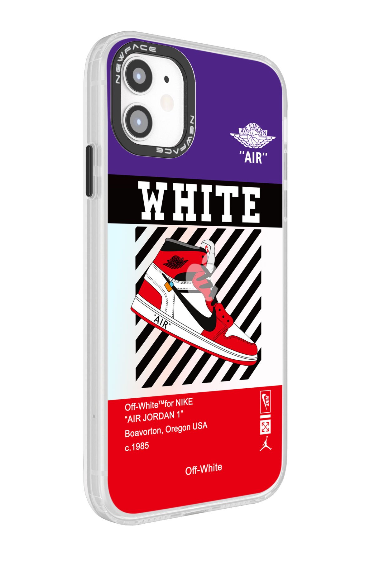 Newface iPhone 12 Kılıf Fly Lens Silikon - Siyah