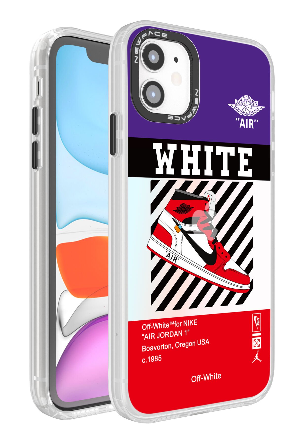 Newface iPhone 12 Kılıf Fly Lens Silikon - Siyah