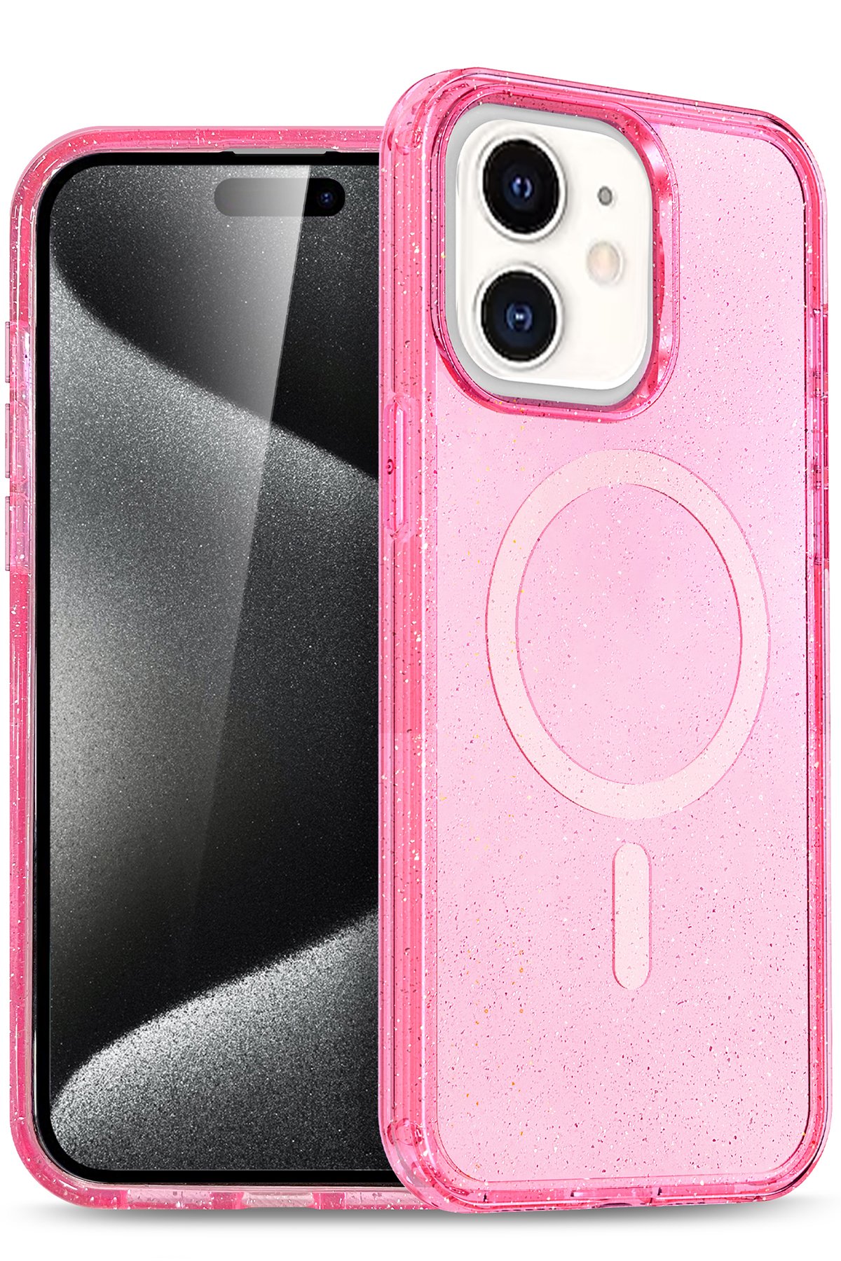 Newface iPhone 12 Kılıf Volet Silikon - Siyah