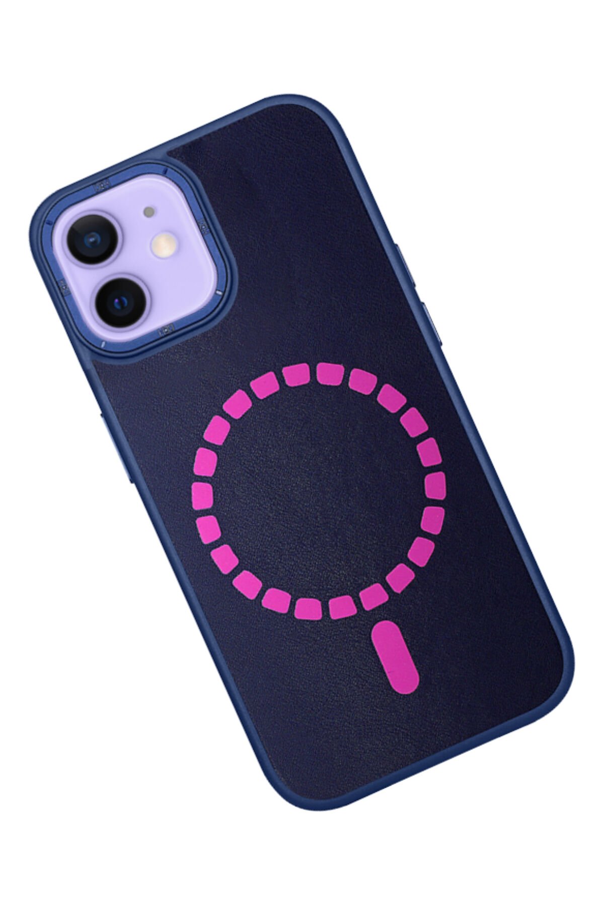 HDD iPhone 12 Kılıf HD Deri Kartvizitli Kapak - Siyah