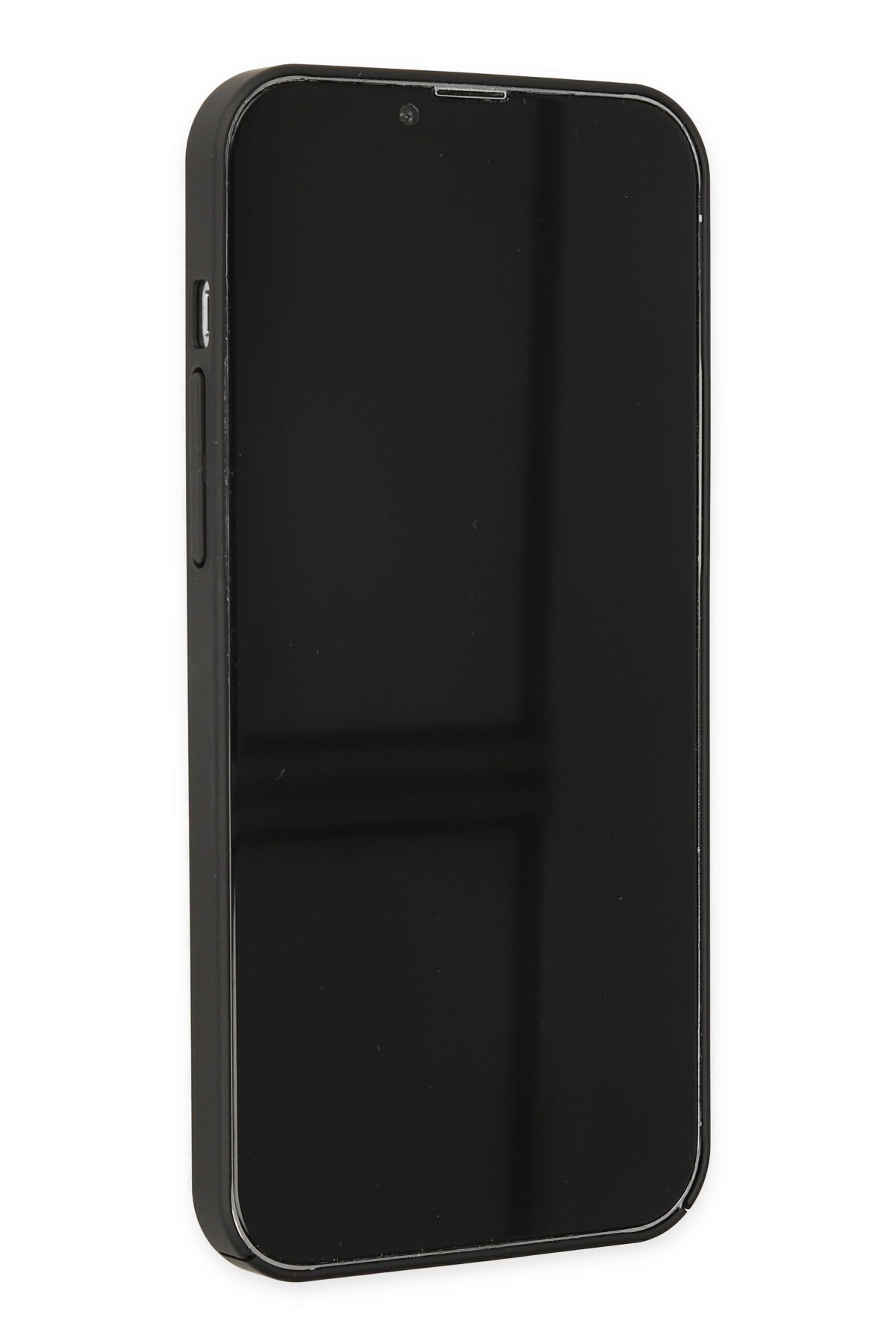 Newface iPhone 12 Kılıf Moda Simli Kapak - Rose