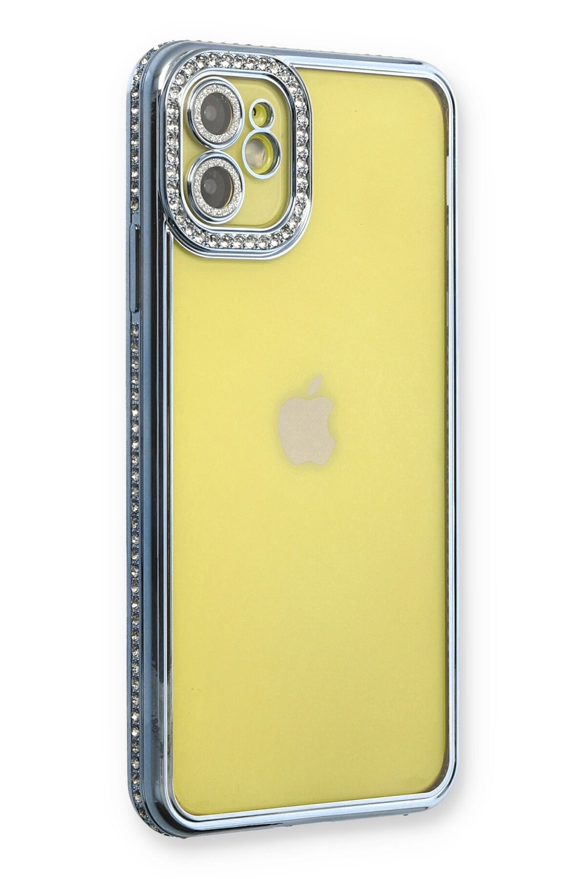 Newface iPhone 12 Kılıf Mega Standlı Silikon - Siyah