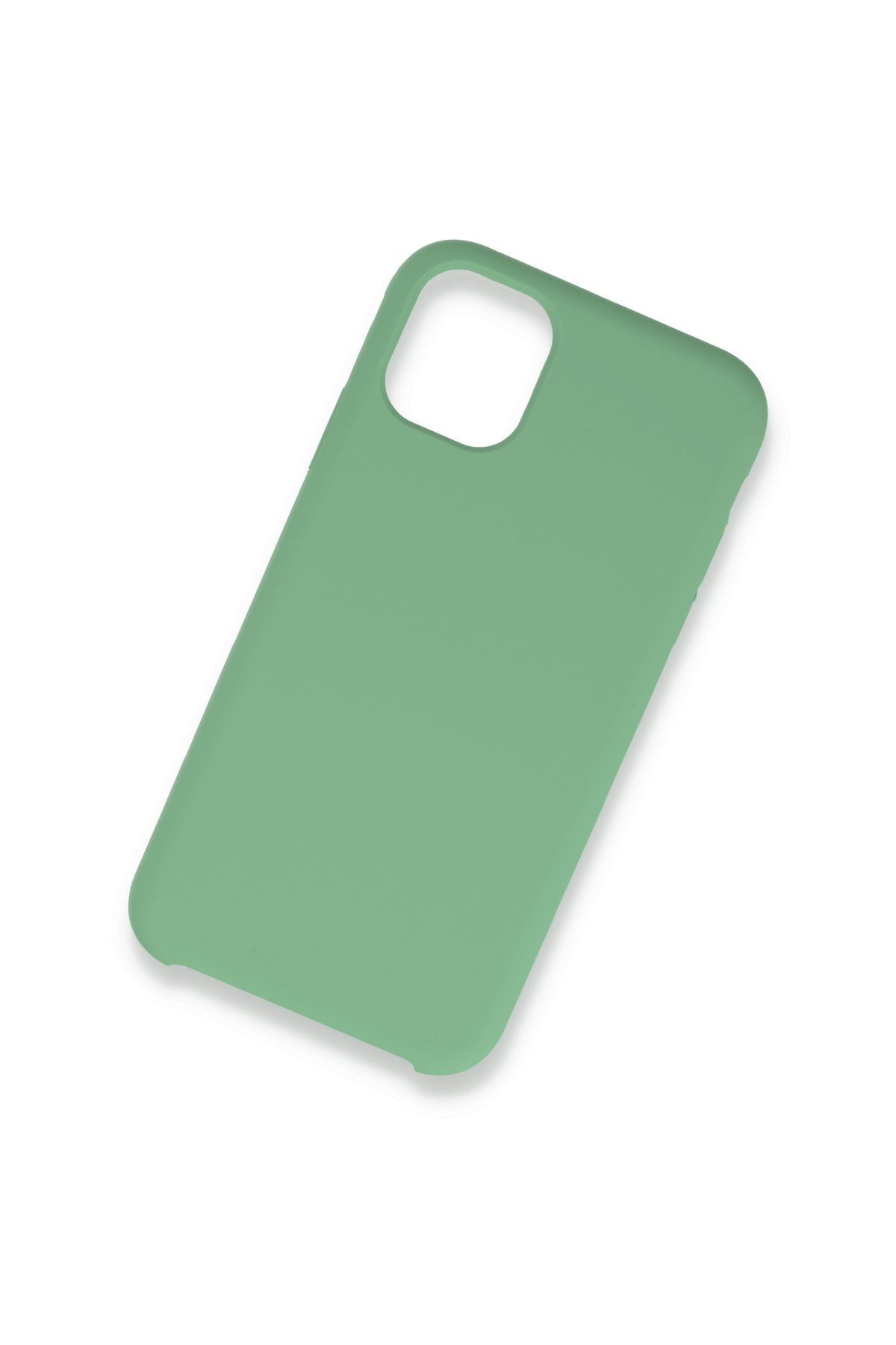 Newface iPhone 12 Kılıf Nano içi Kadife Silikon - Pudra