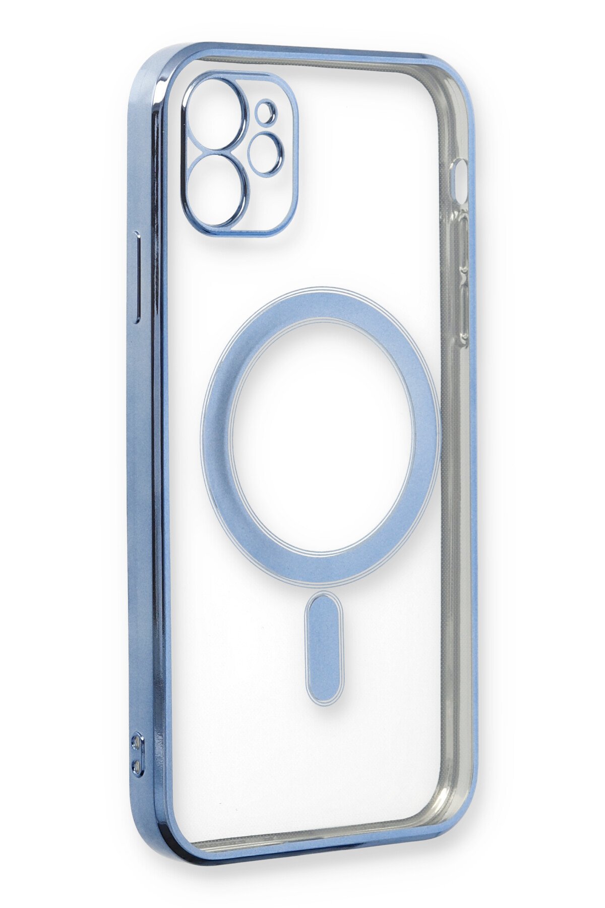 Newface iPhone 12 Kılıf First Silikon - Lila