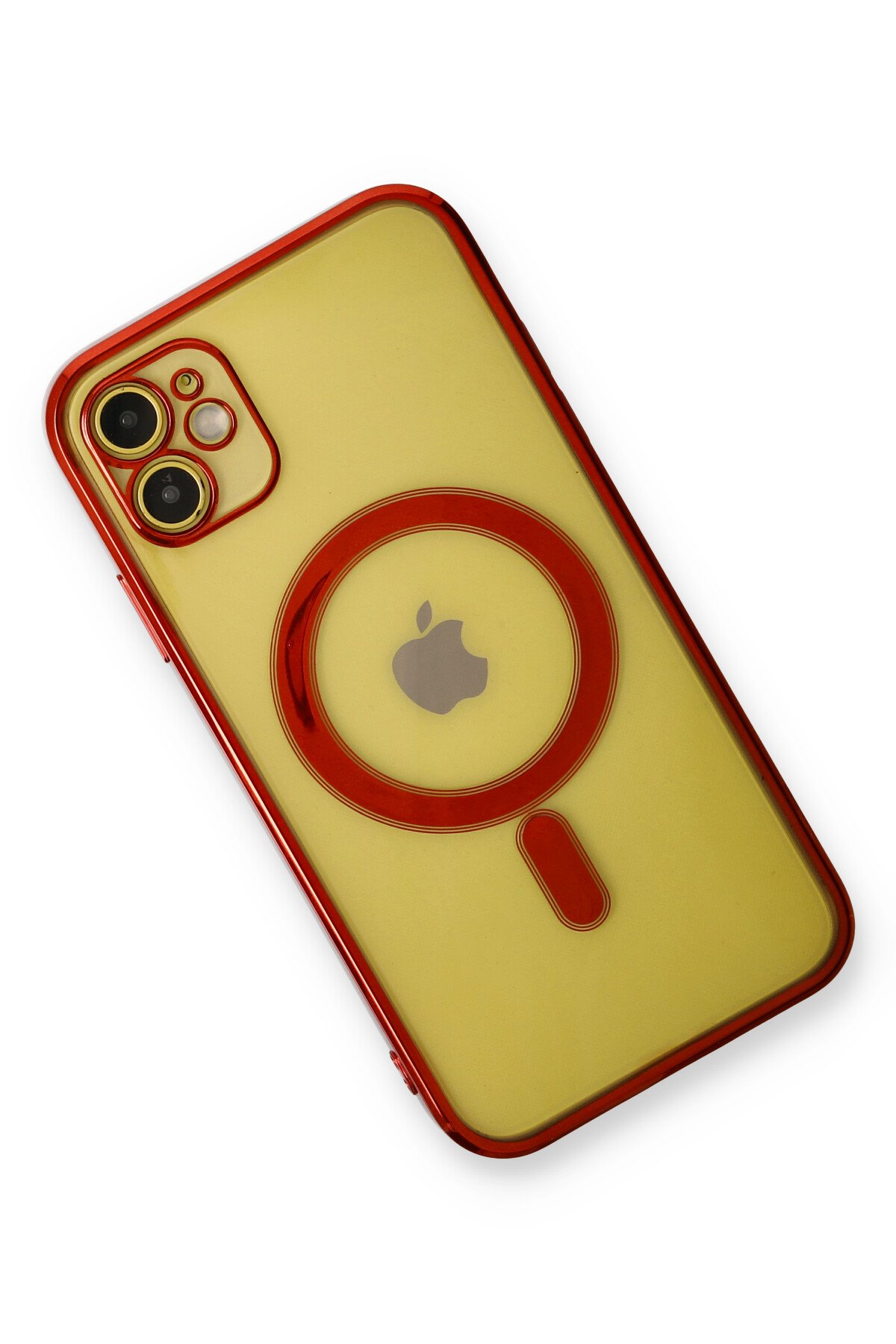 Newface iPhone 12 Kılıf Kross Magneticsafe Kapak - Koyu Yeşil