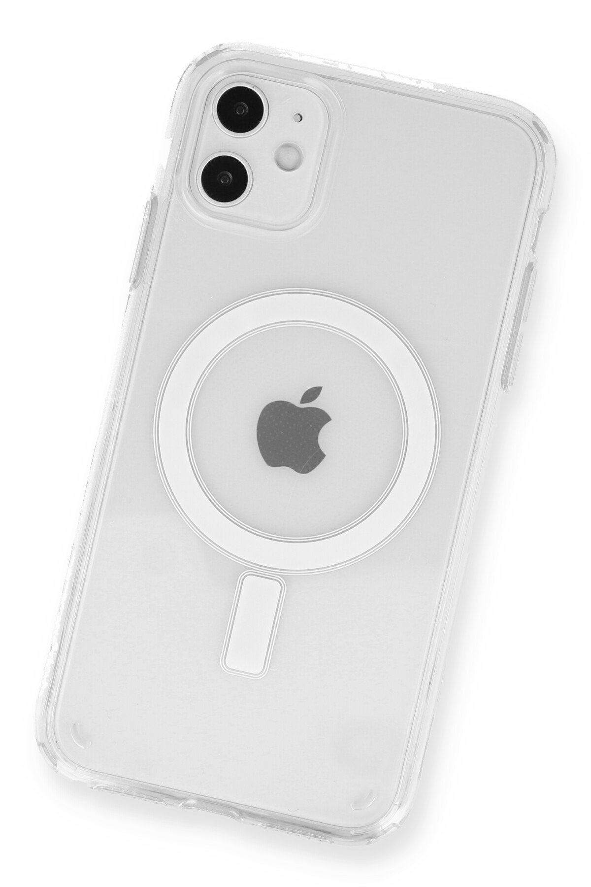Newface iPhone 12 Kılıf Liva Lens Silikon - Kırmızı
