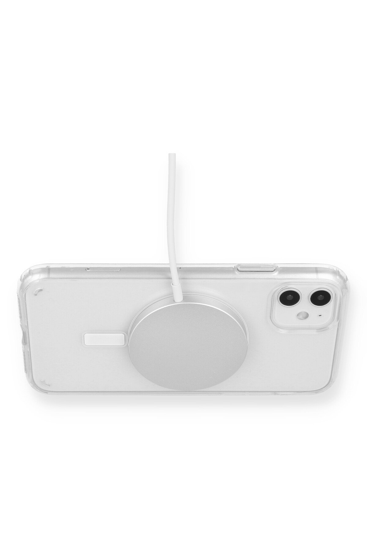 Newface iPhone 12 Kılıf Liva Lens Silikon - Kırmızı