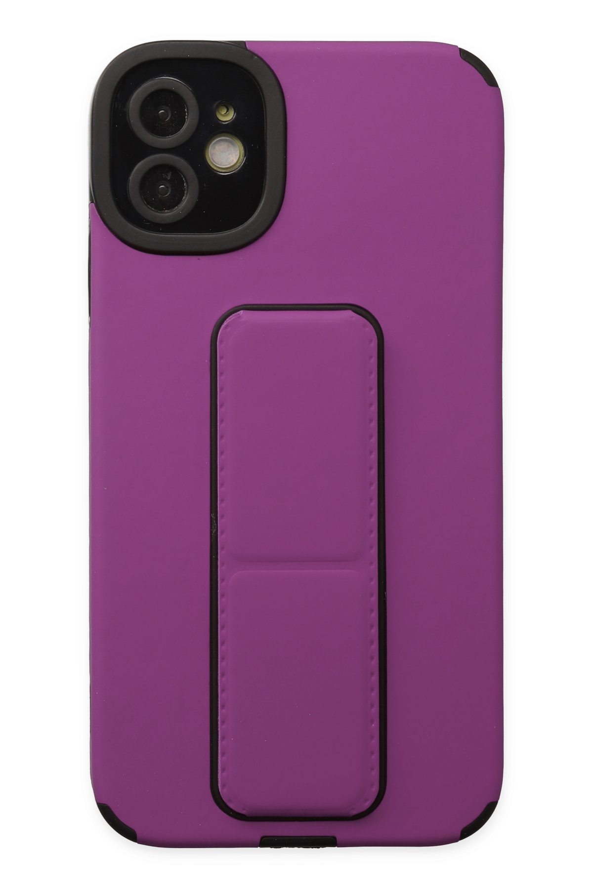 Newface iPhone 12 Kılıf Color Lens Silikon - Mor