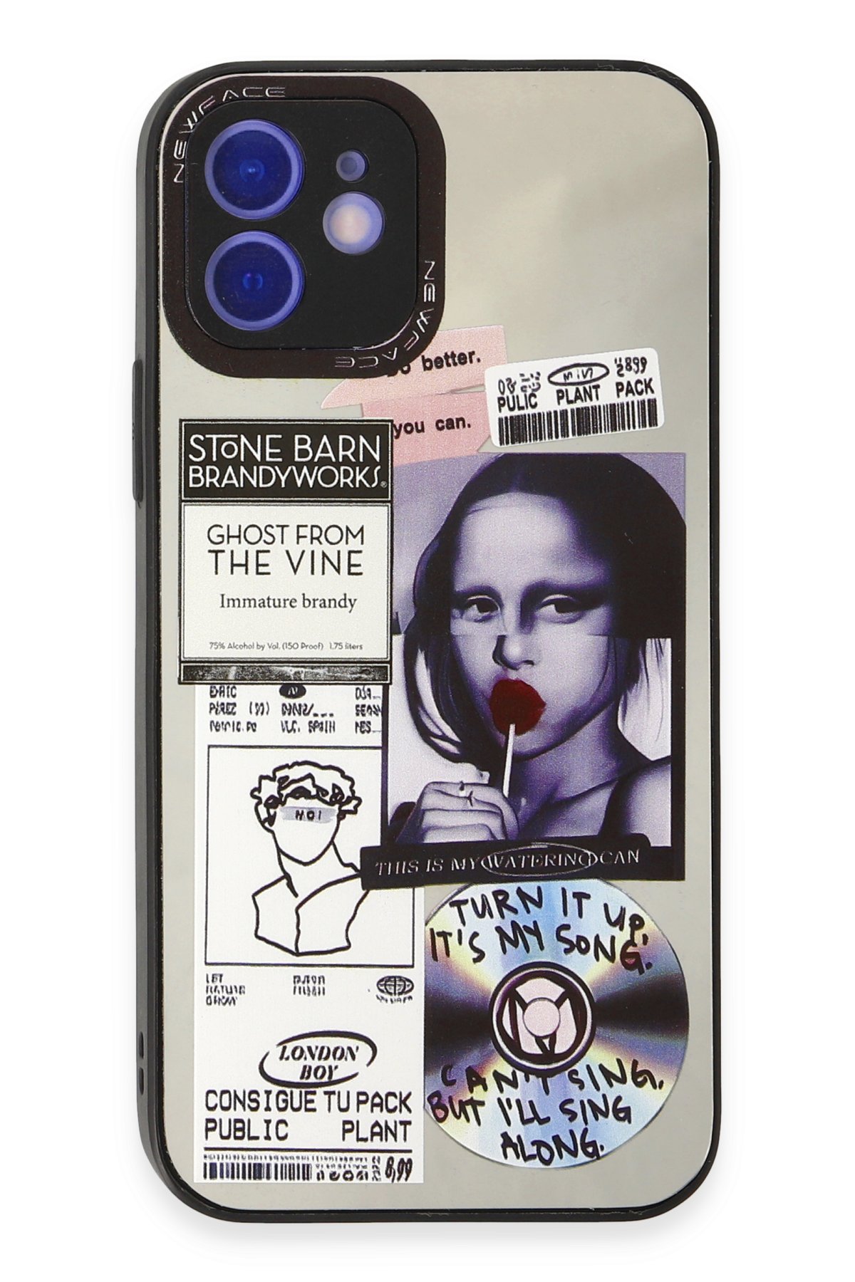 Newface iPhone 12 Kılıf Rolet Stand Kapak - Yeşil