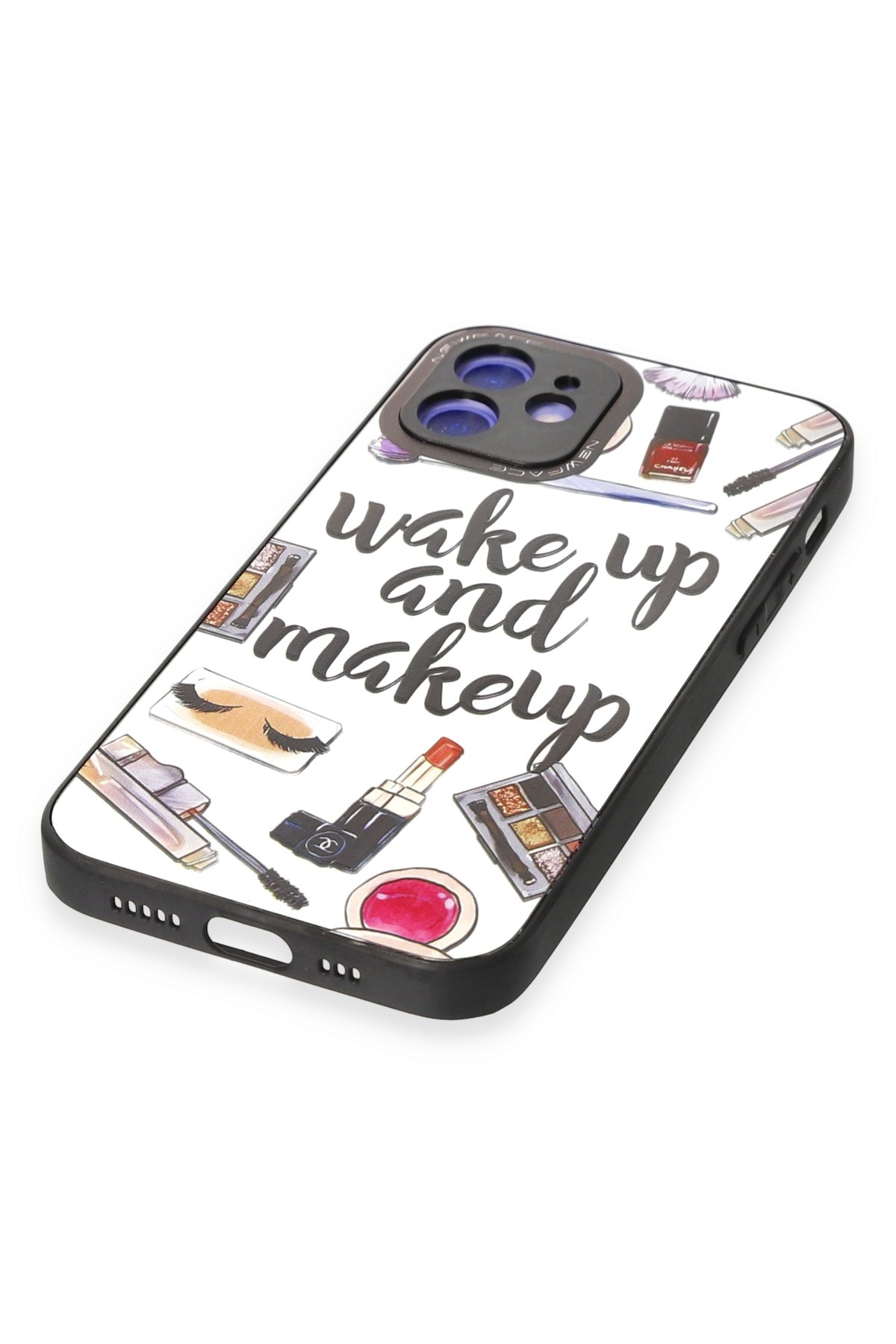 Newface iPhone 12 Kılıf Jack Magneticsafe Lens Silikon - Siyah