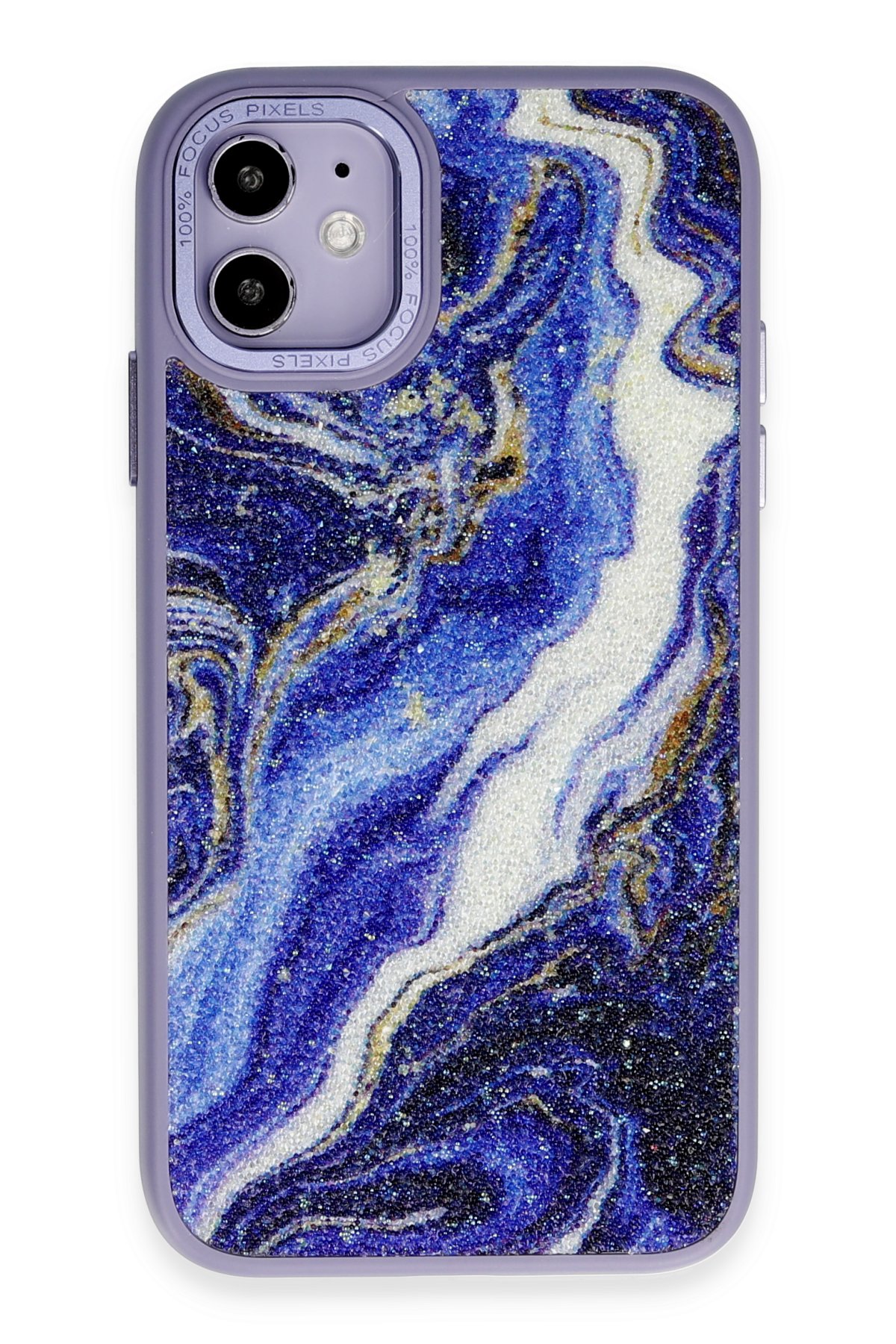 Newface iPhone 12 Kılıf Nano içi Kadife Silikon - Lila