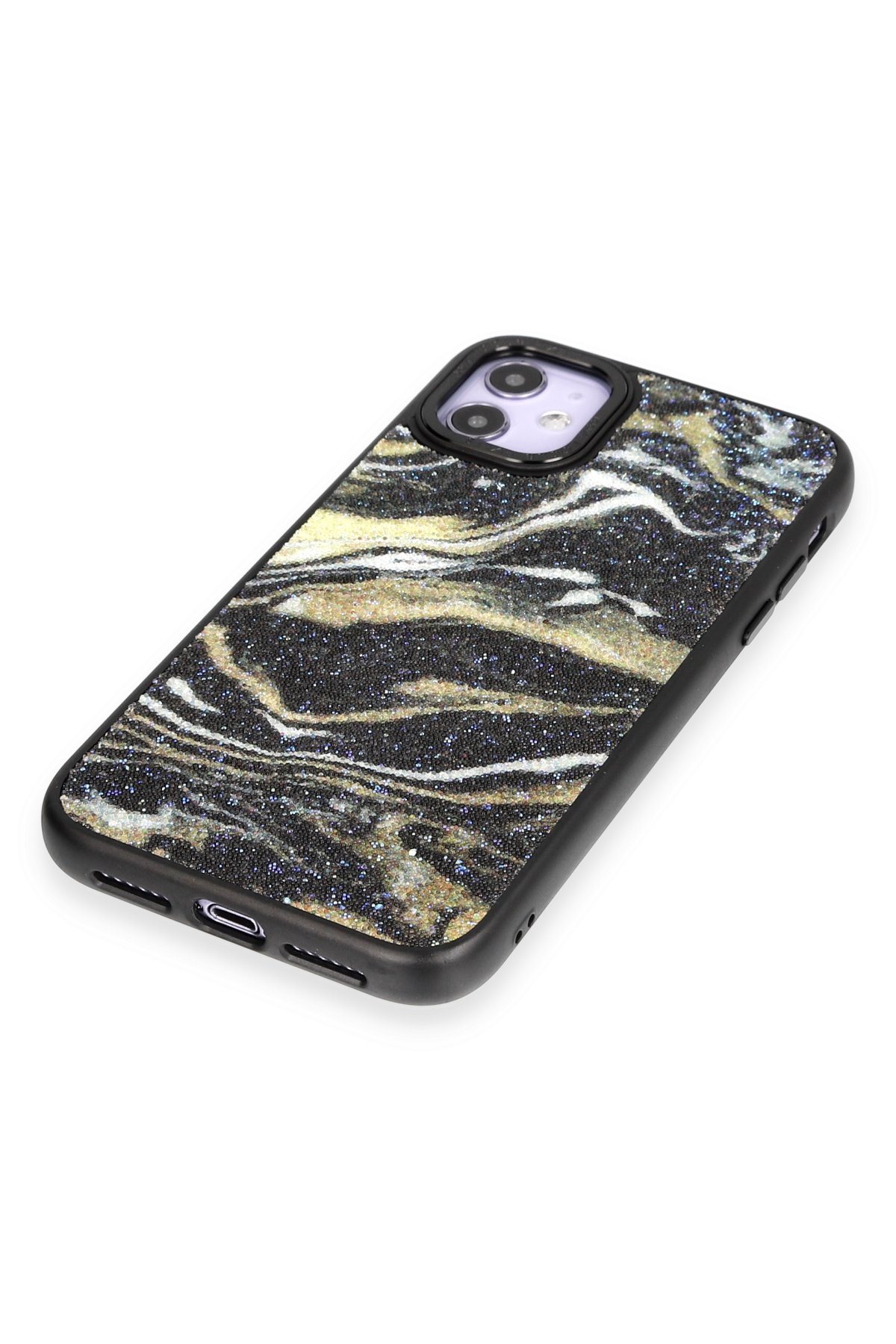 Newface iPhone 12 Kılıf Platin Kamera Koruma Silikon - Sarı