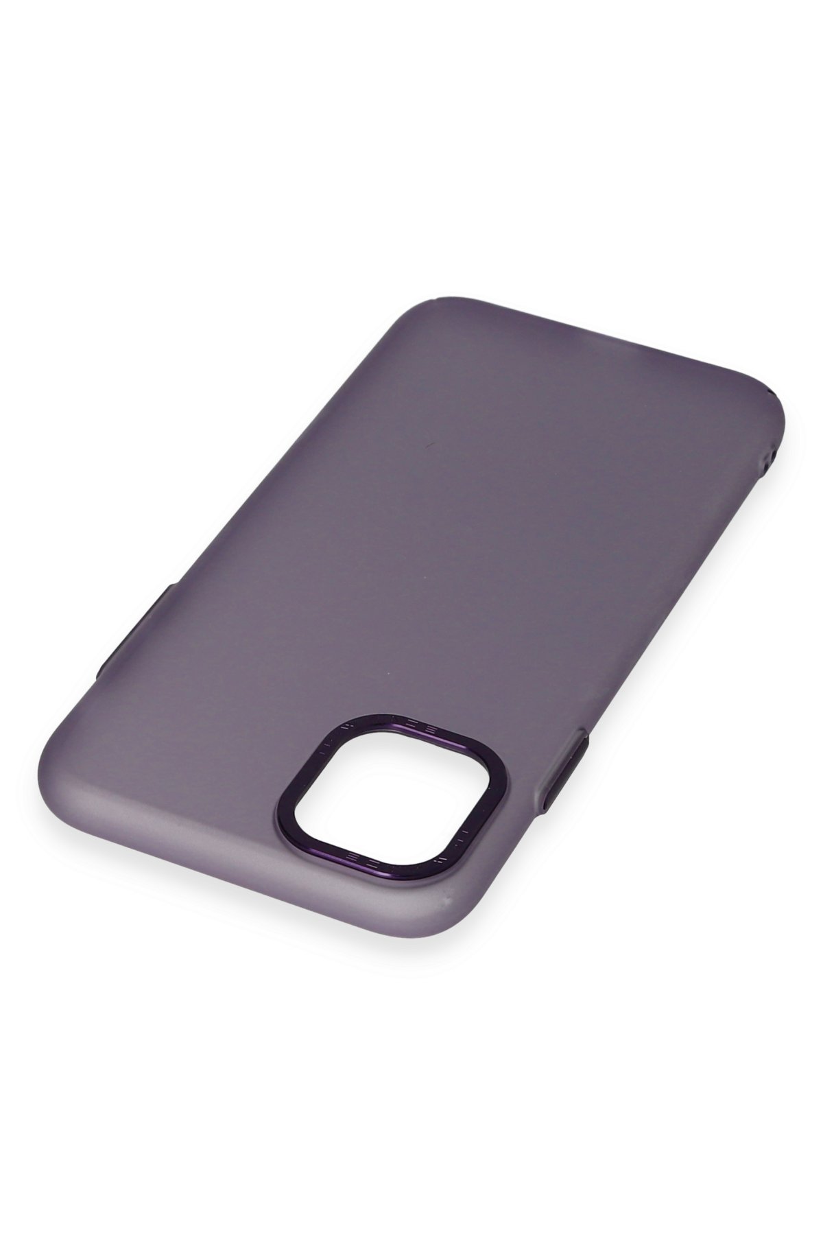 Newface iPhone 12 Kılıf Palm Buzlu Kamera Sürgülü Silikon - Sarı