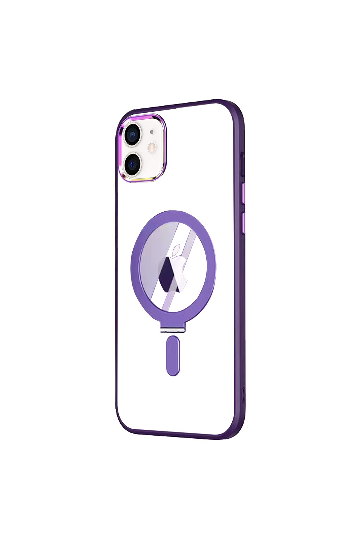 Newface iPhone 12 Kılıf Volet Silikon - Beyaz