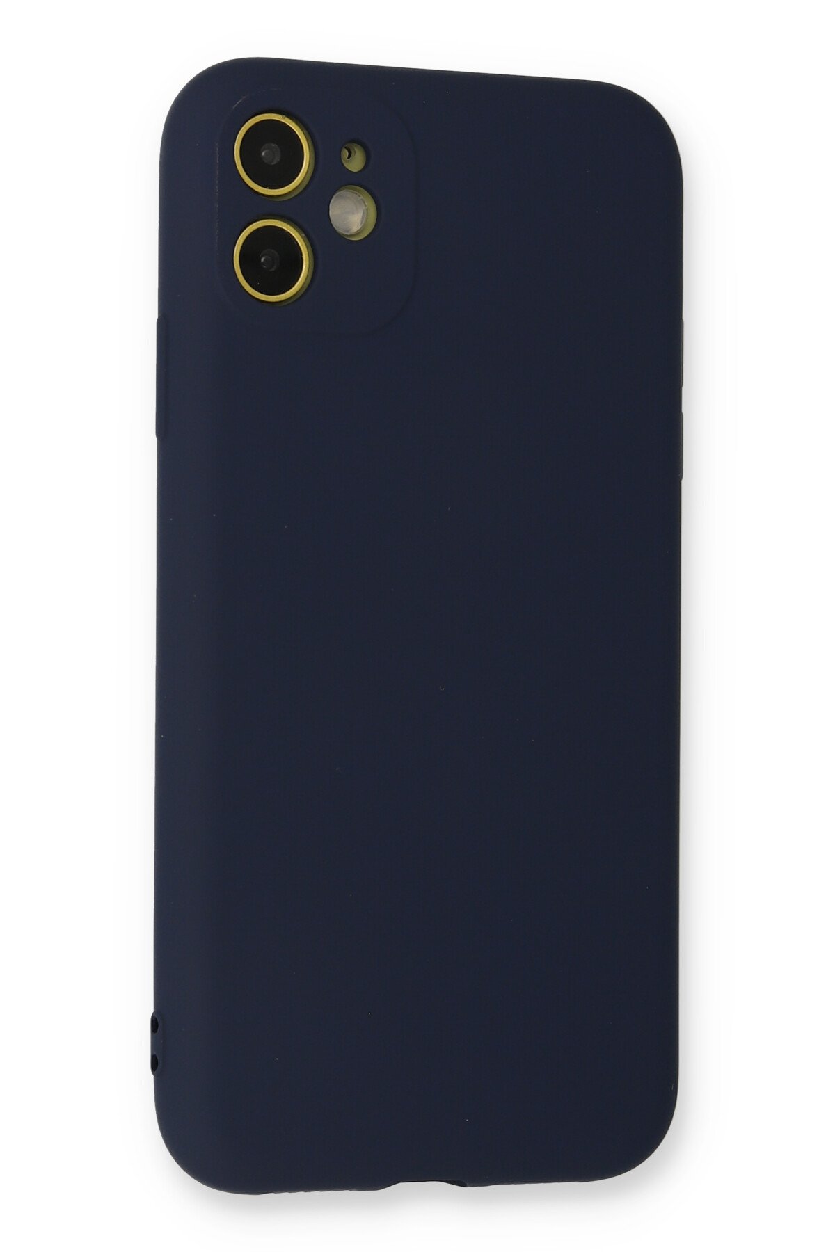 Newface iPhone 12 Kılıf First Silikon - Sarı
