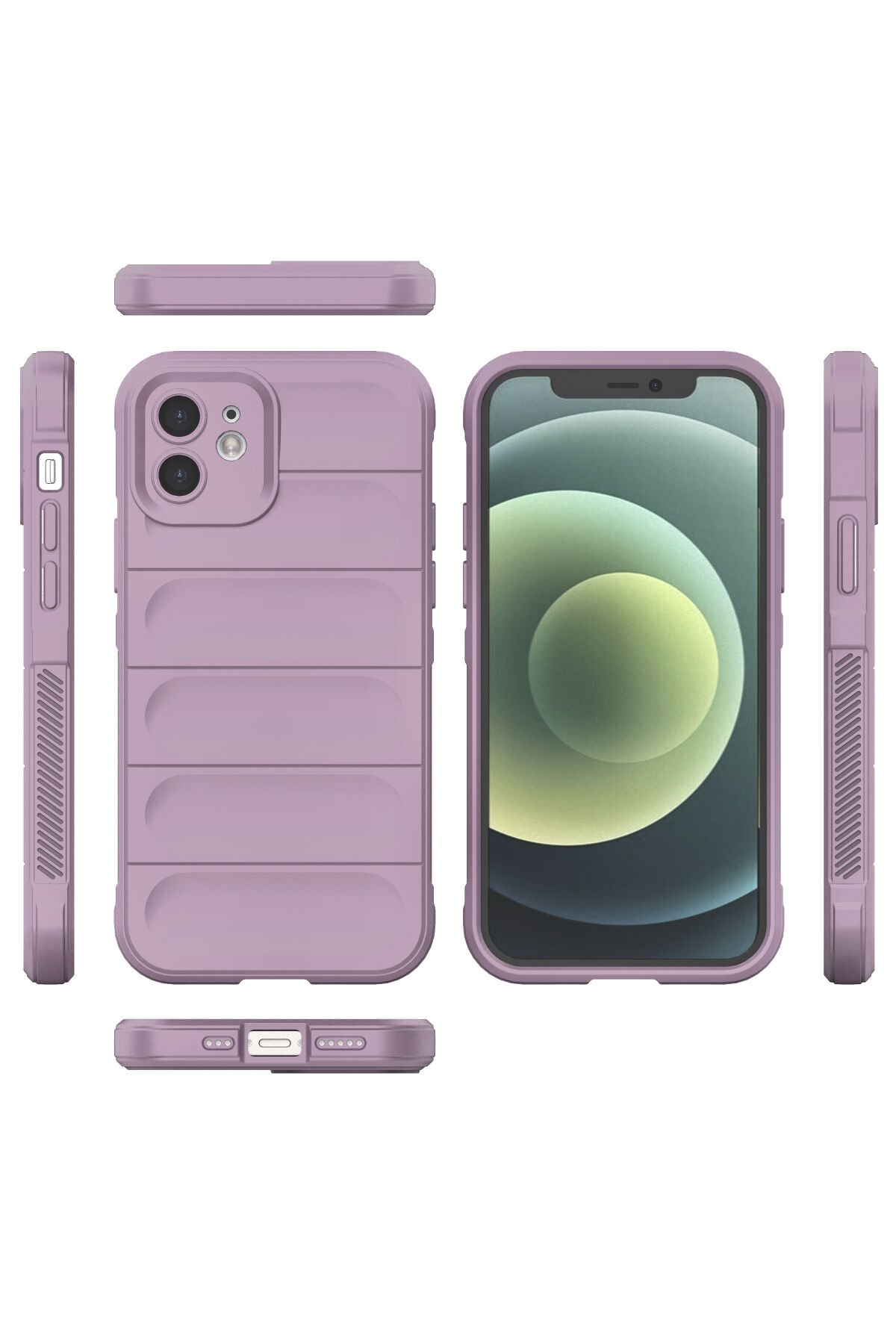 Newface iPhone 12 Kılıf Prada Desenli Kapak - Prada Siyah - 1