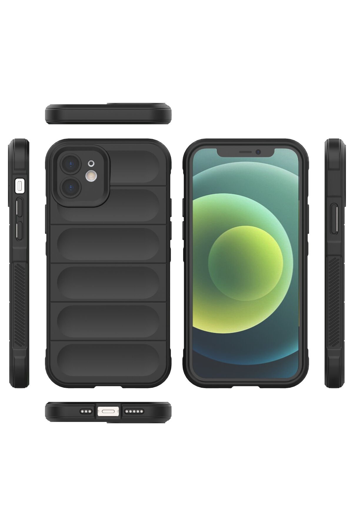 Newface iPhone 12 Kılıf Dolpin Kapaklı - Derin Mor