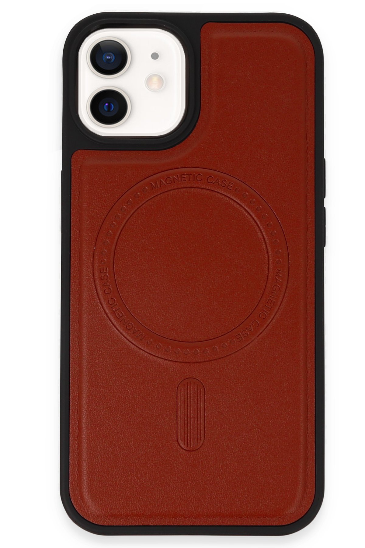 Newface iPhone 12 Kılıf Trend S Plus Kapaklı Kılıf - Kırmızı