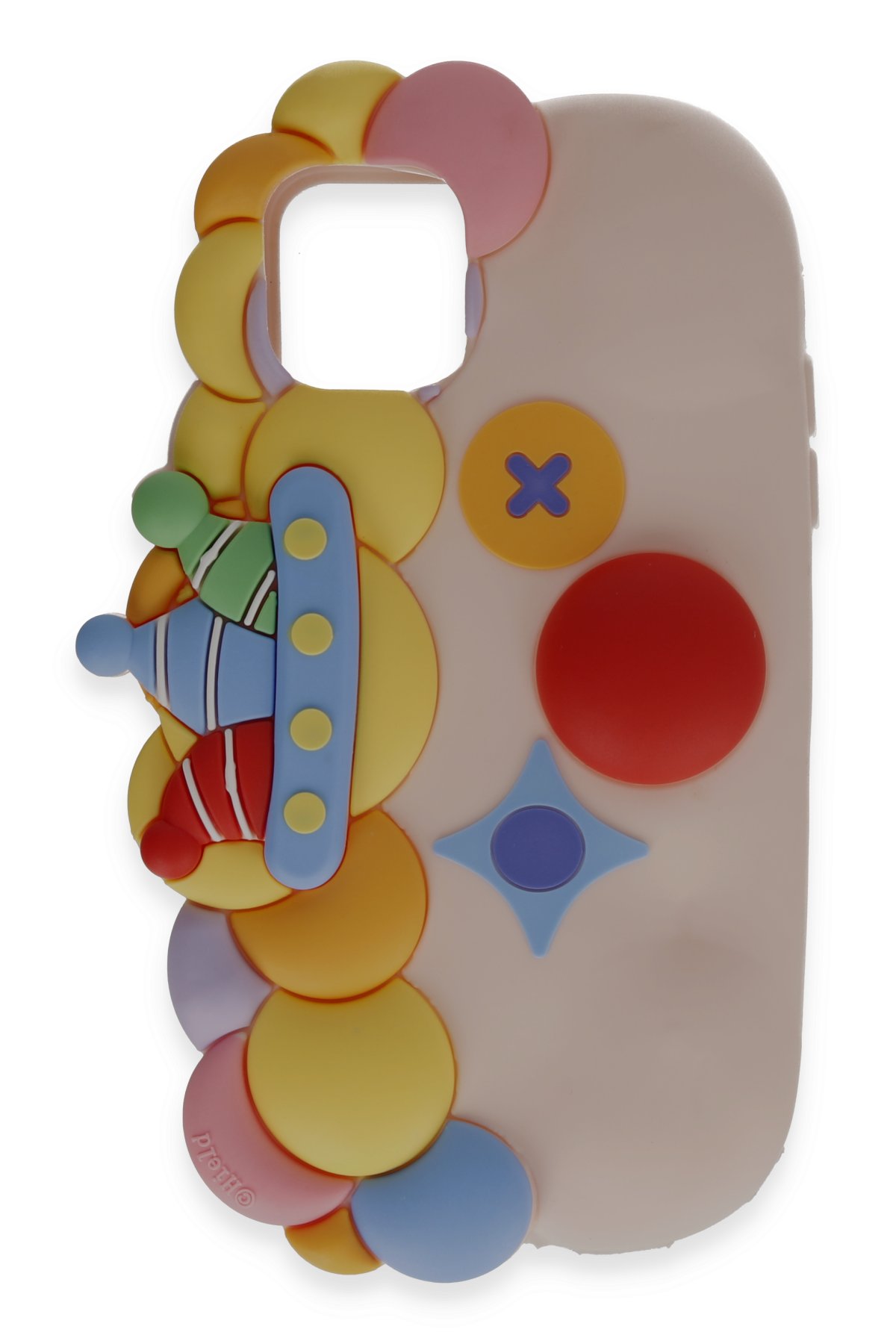 Newface iPhone 12 Kılıf Pars Lens Yüzüklü Silikon - Siyah