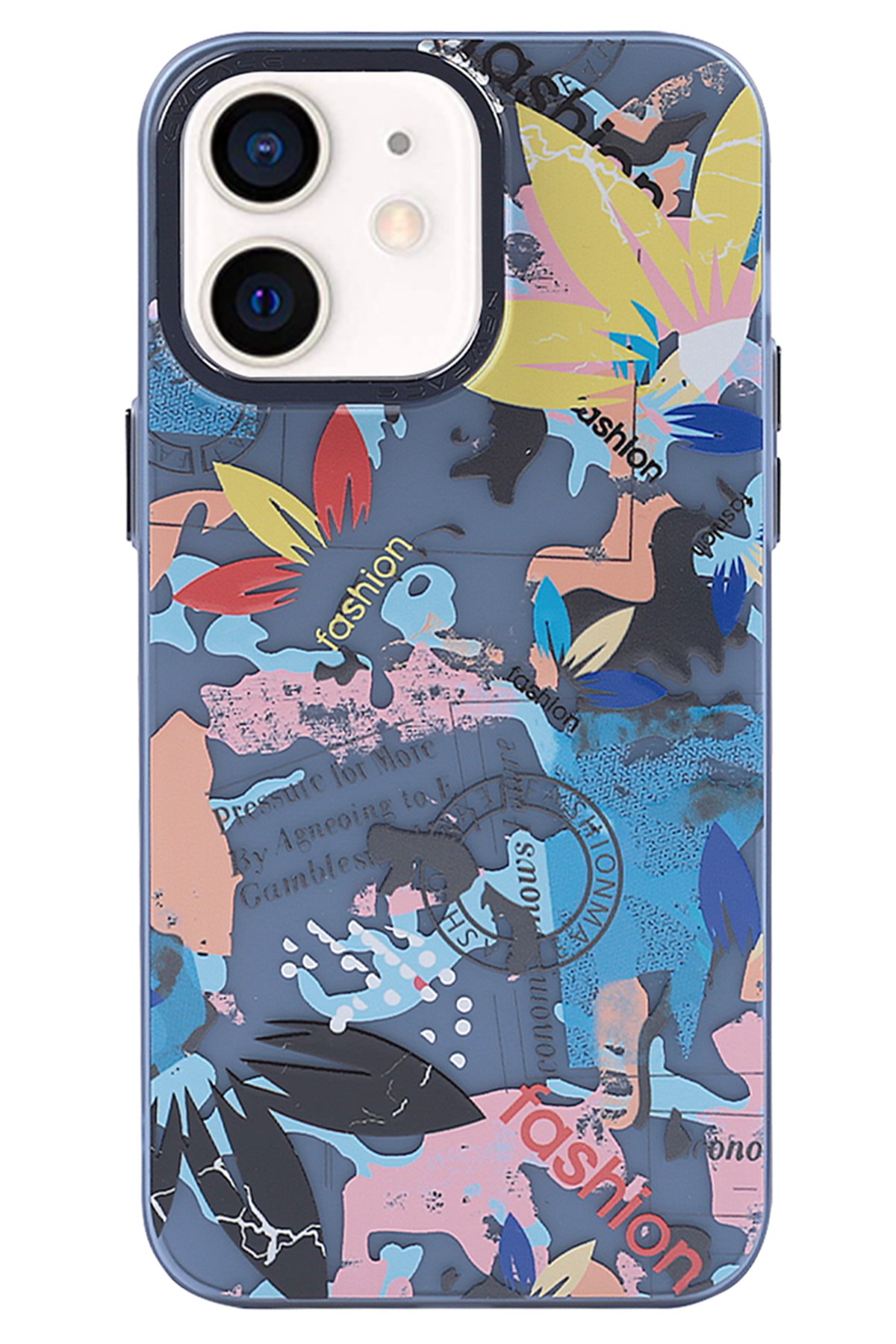 Newface iPhone 12 Kılıf Sofya Yüzüklü Silikon Kapak - Siyah